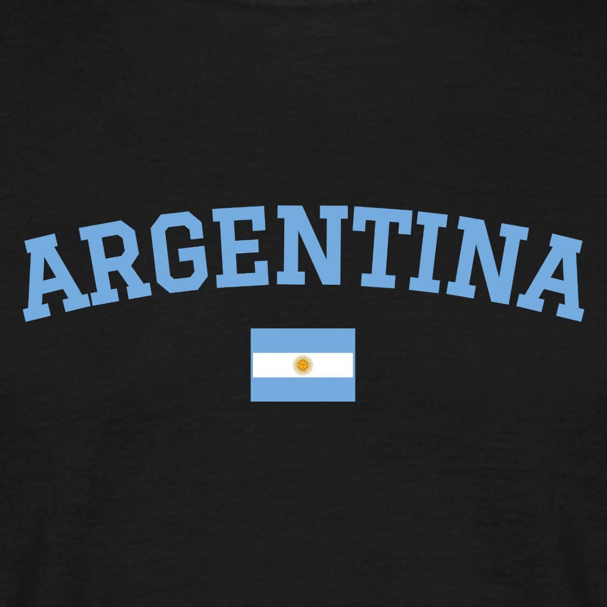 Spreadshirt T-Shirt Argentinien Flagge, Argentinien Fußball Männer T-Shirt (1-tlg)