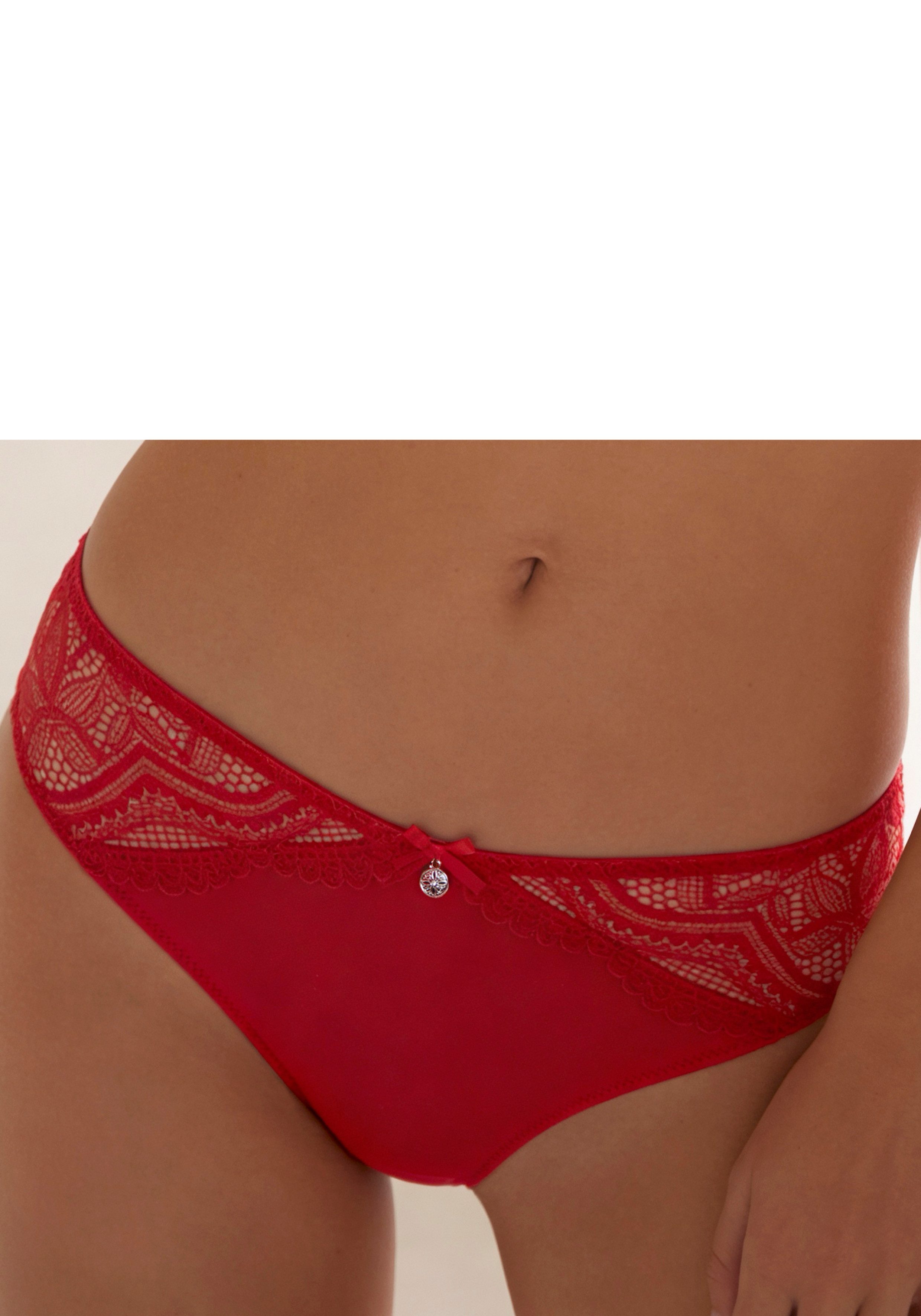 Nuance by Lascana Tanga Vivianna mit feinen Spitzen-Details