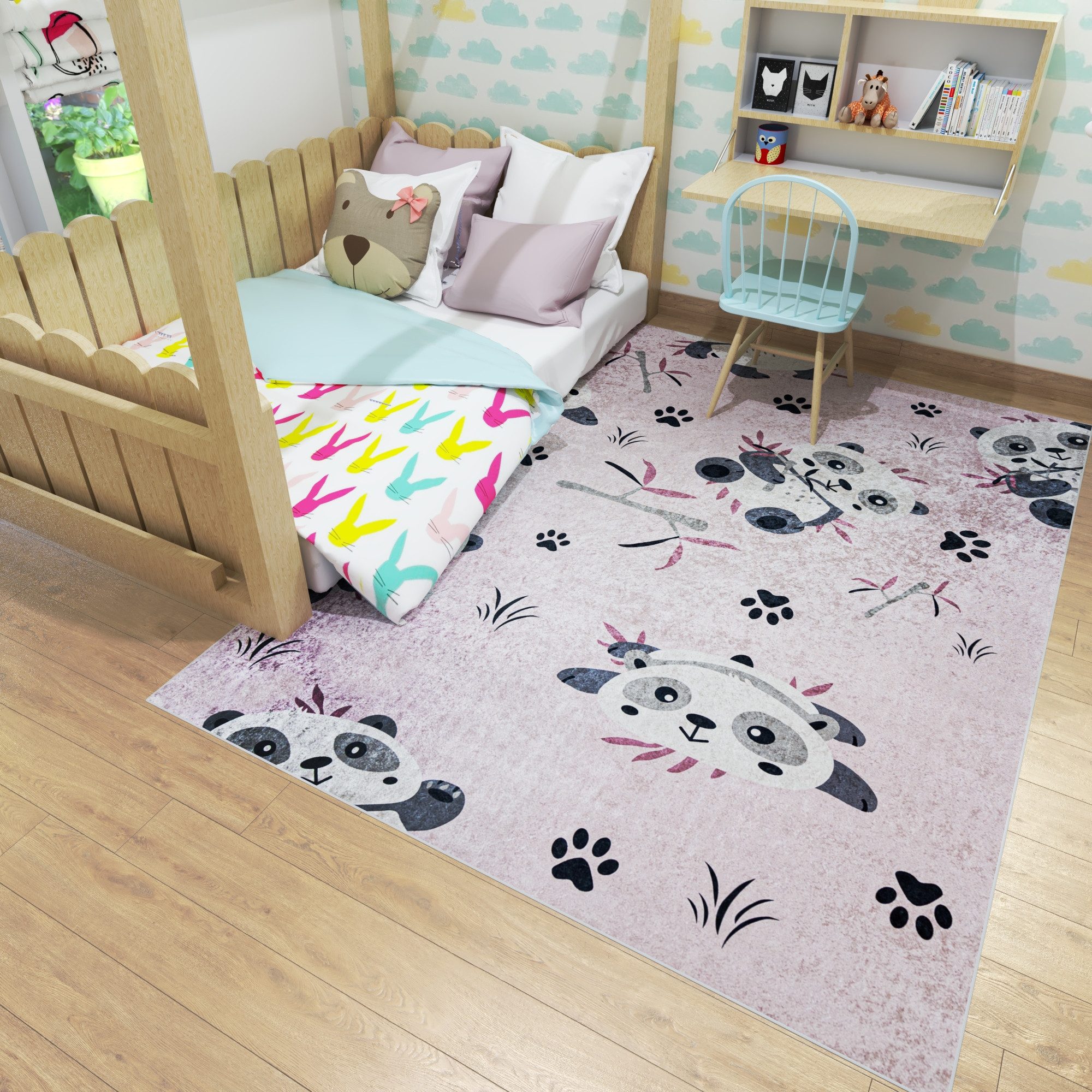 Mazovia Kinderteppich Kinderteppich Bär Kinderzimmer, 80 günstig online kaufen