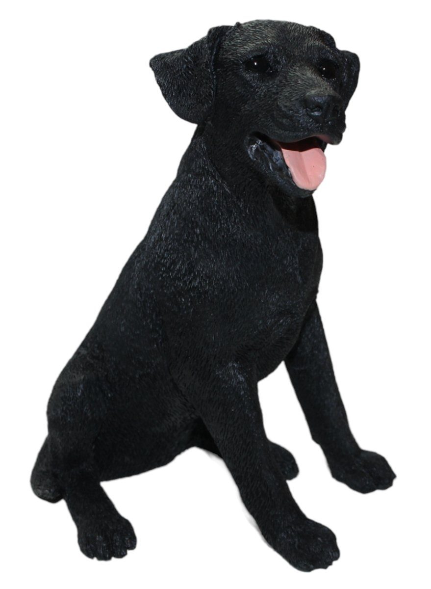 Deko Schwarzer Dekofigur Kollektion Hund Castagna H 14 cm Labrador Castagna Tierfigur