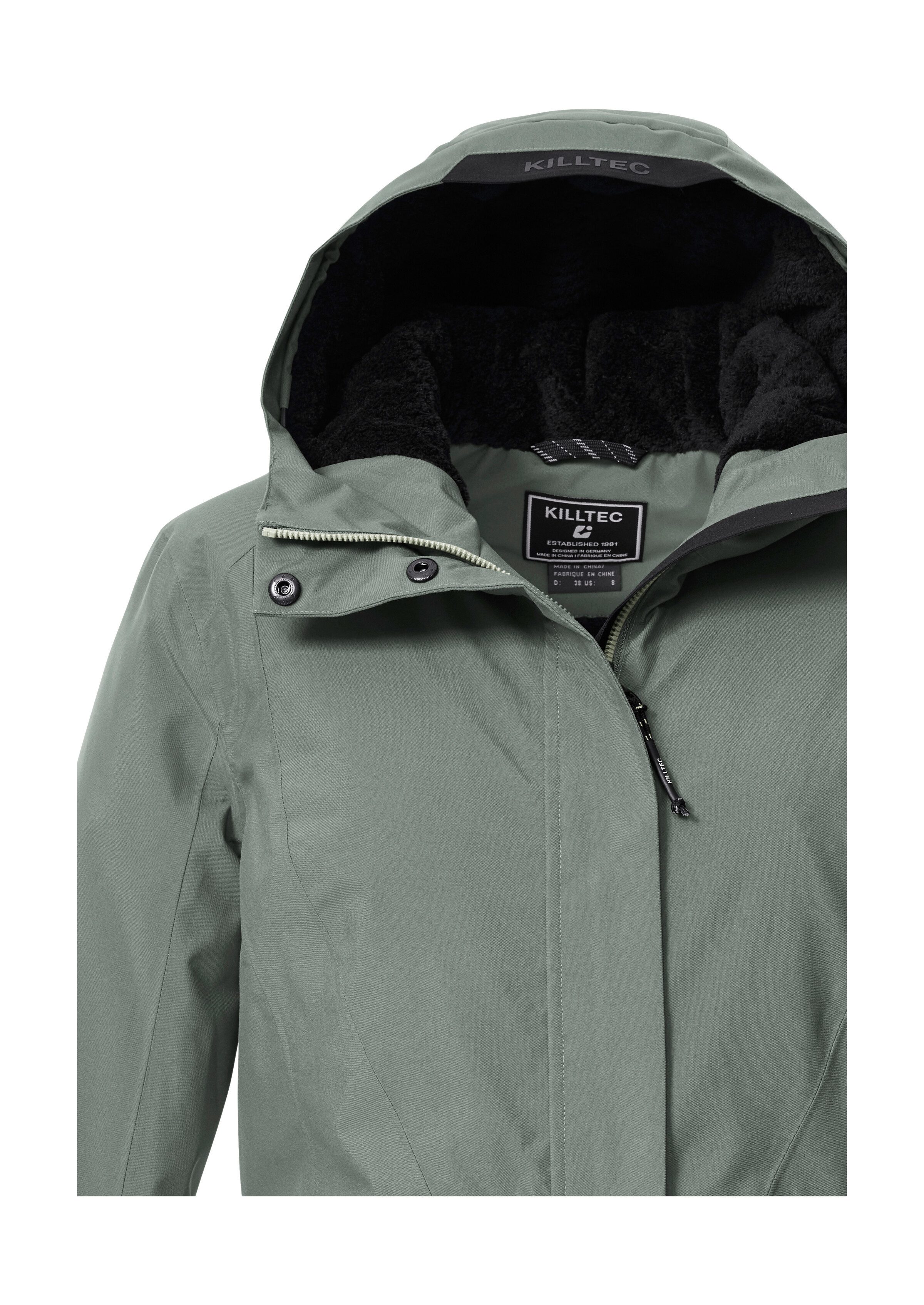 Killtec Parka KOW 19 WMN PRK Wasserdichter, atmungsaktiver Damenparka mit verstellbarer Kapuze