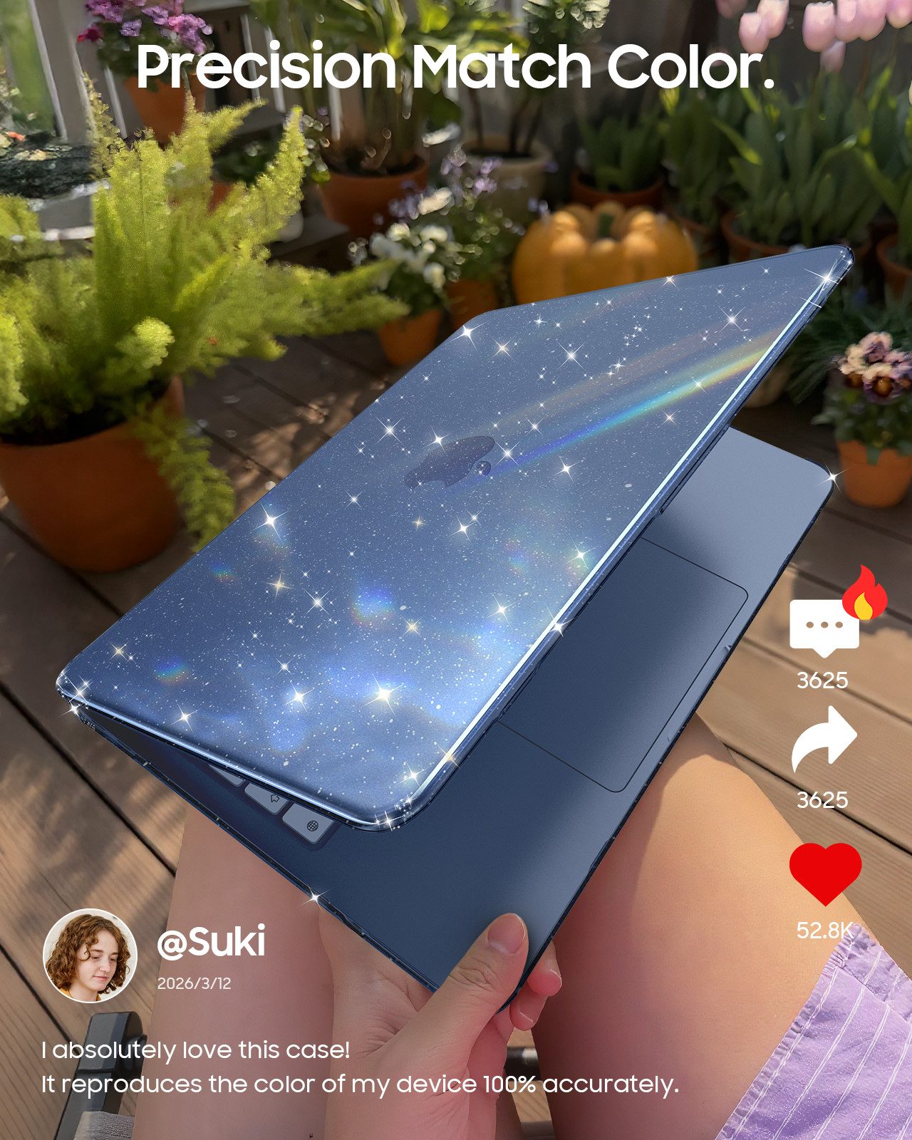 Fintie Laptop-Hülle Kompatibel mit MacBook Neo 13 Zoll A3404 mit A18 Pro Chip 2026 13 Zoll, Ultradünne Hartschale Schutzhülle Snap Cover – Bild 3 von 5