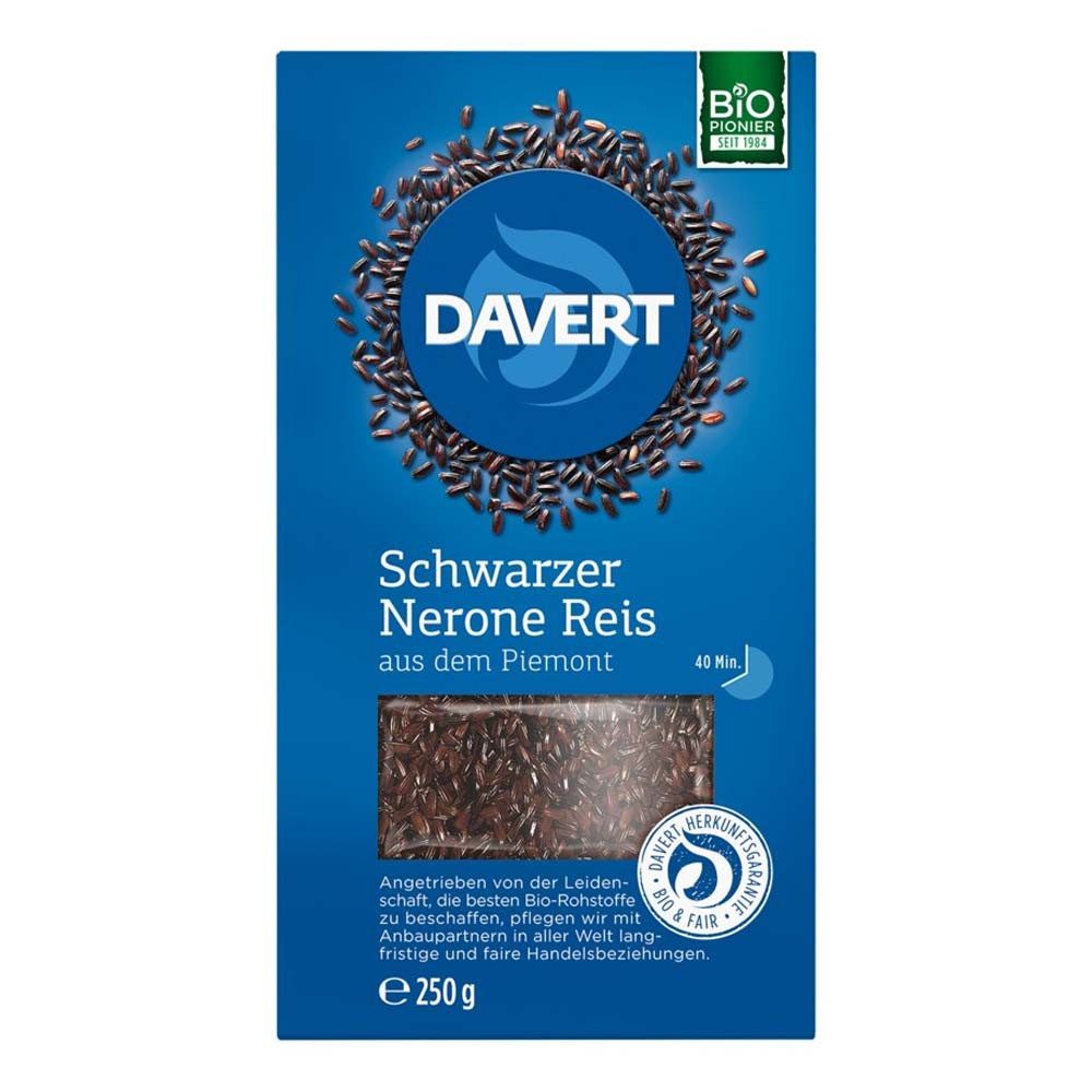 Davert Reis Schwarzer Nerone Reis aus dem Piemont 250g