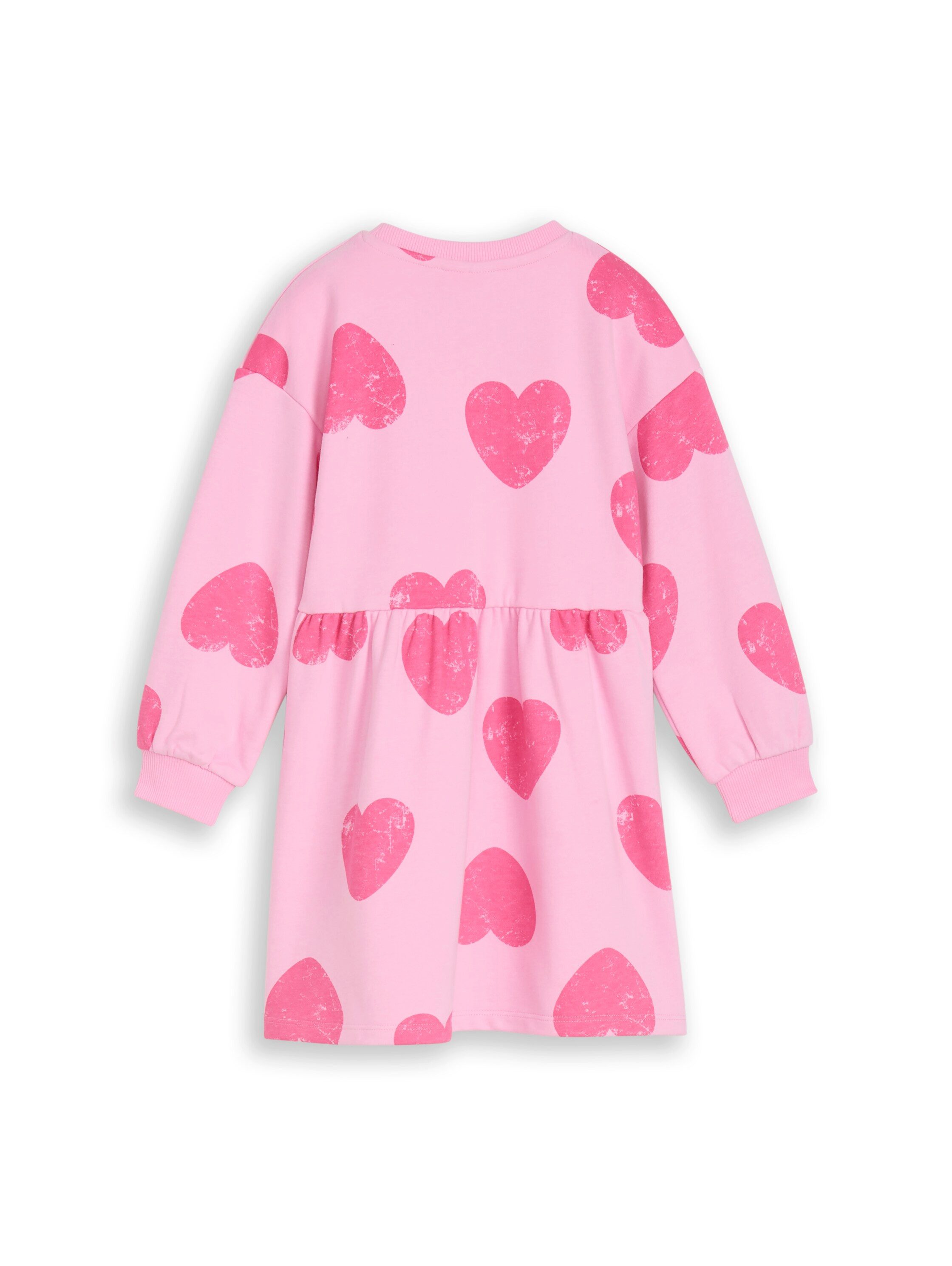 TOM TAILOR Sweatkleid mit All-Over Print