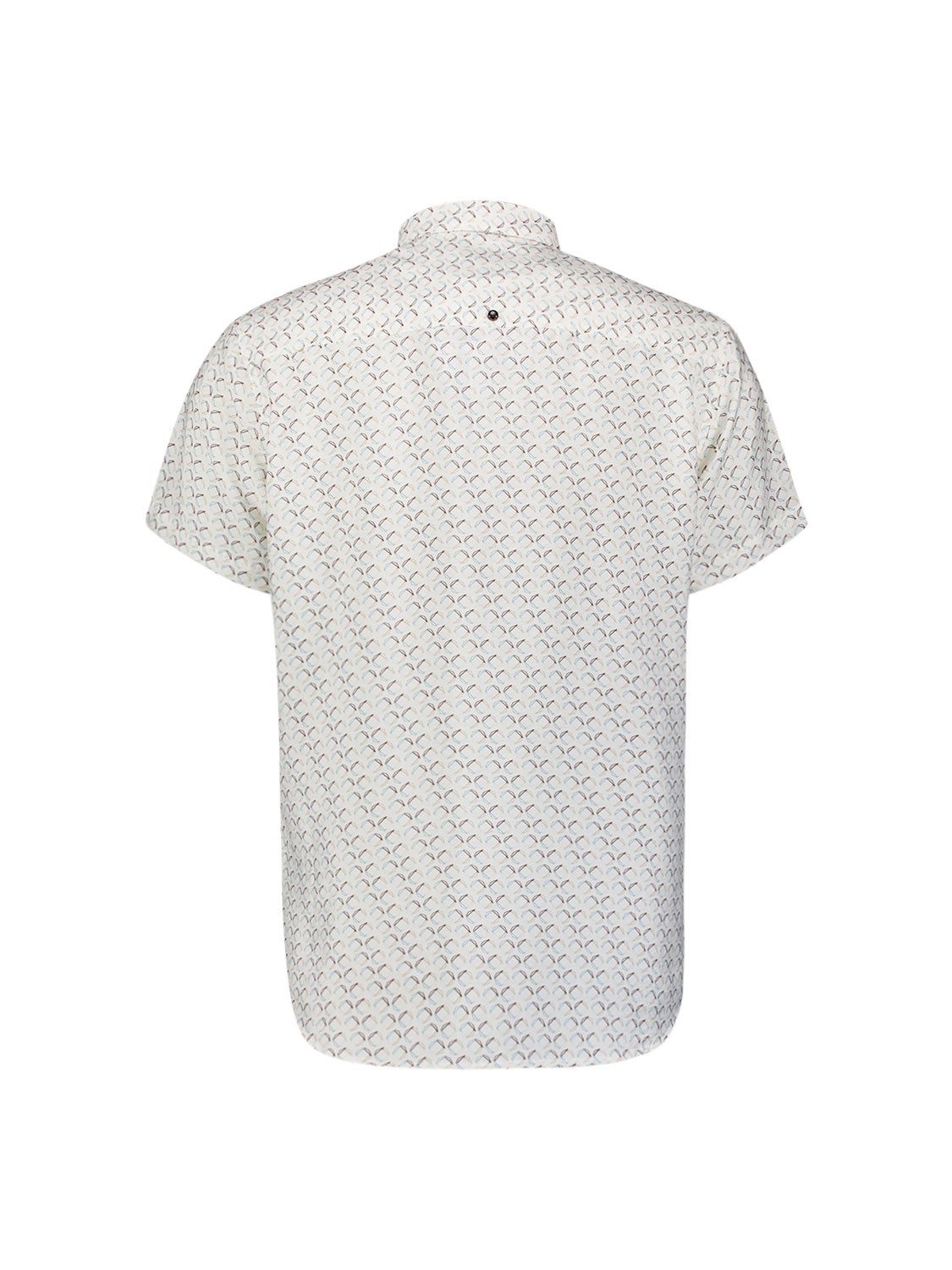NO EXCESS Kurzarmhemd Shirt Short Sleeve Allover Printed - Kurzarmhemd Herren