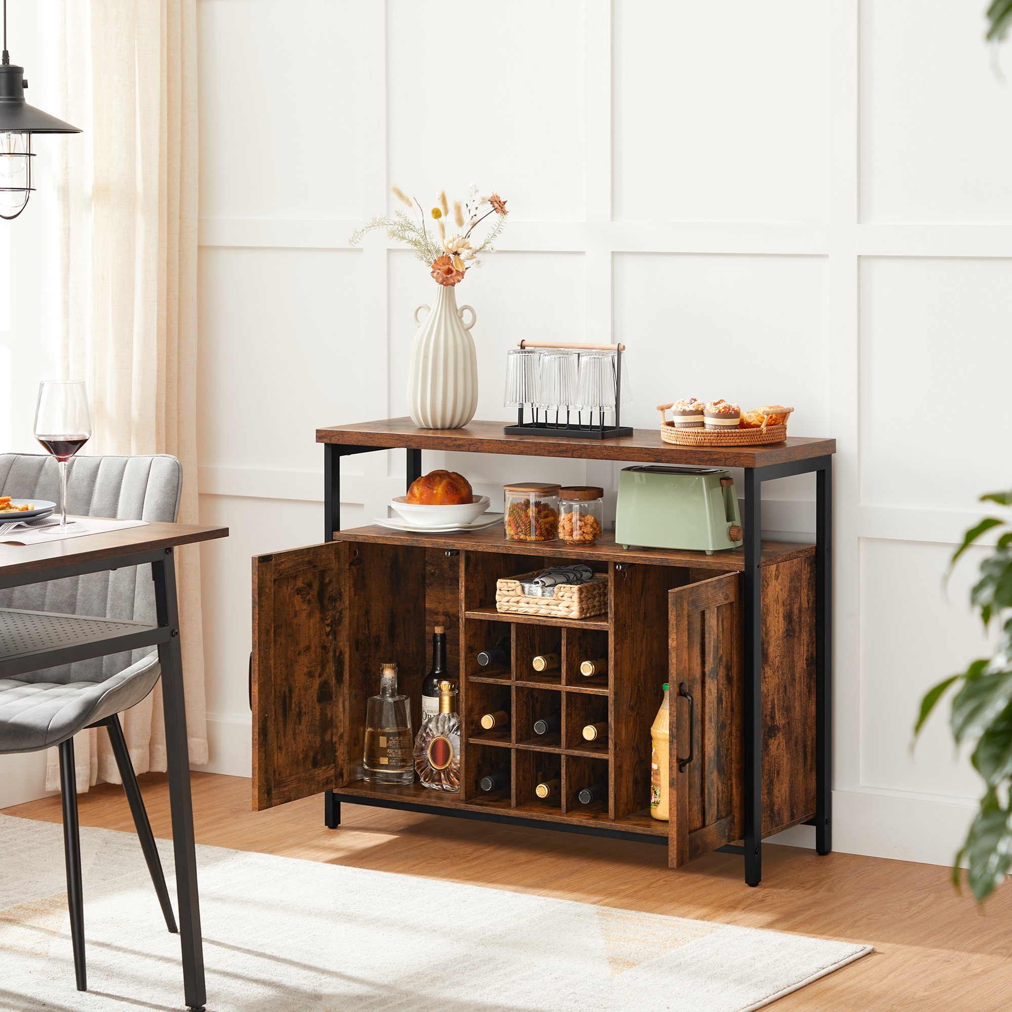VASAGLE Sideboard Küchenschrank, 100 x 35 günstig online kaufen