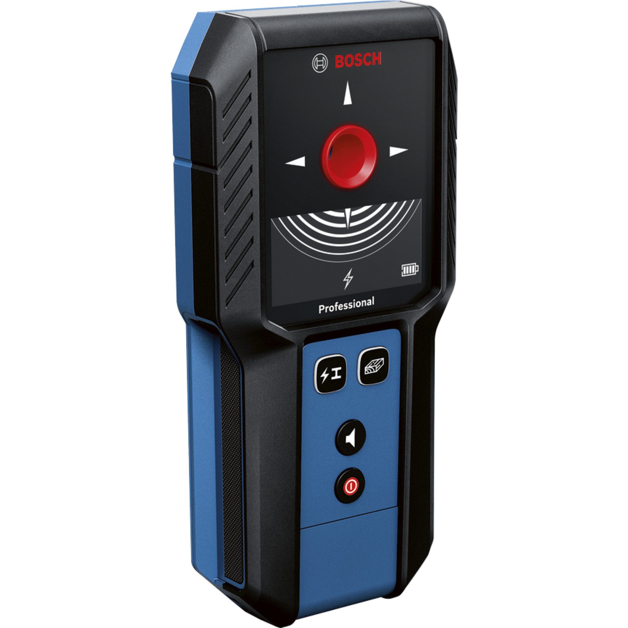 Bosch Professional Akku-Multifunktionswerkzeug Bosch Professional Ortungsgerät GMS 120-27, mit Schutztasche und Li‑Ionen-Akku 3,7V 1,0Ah