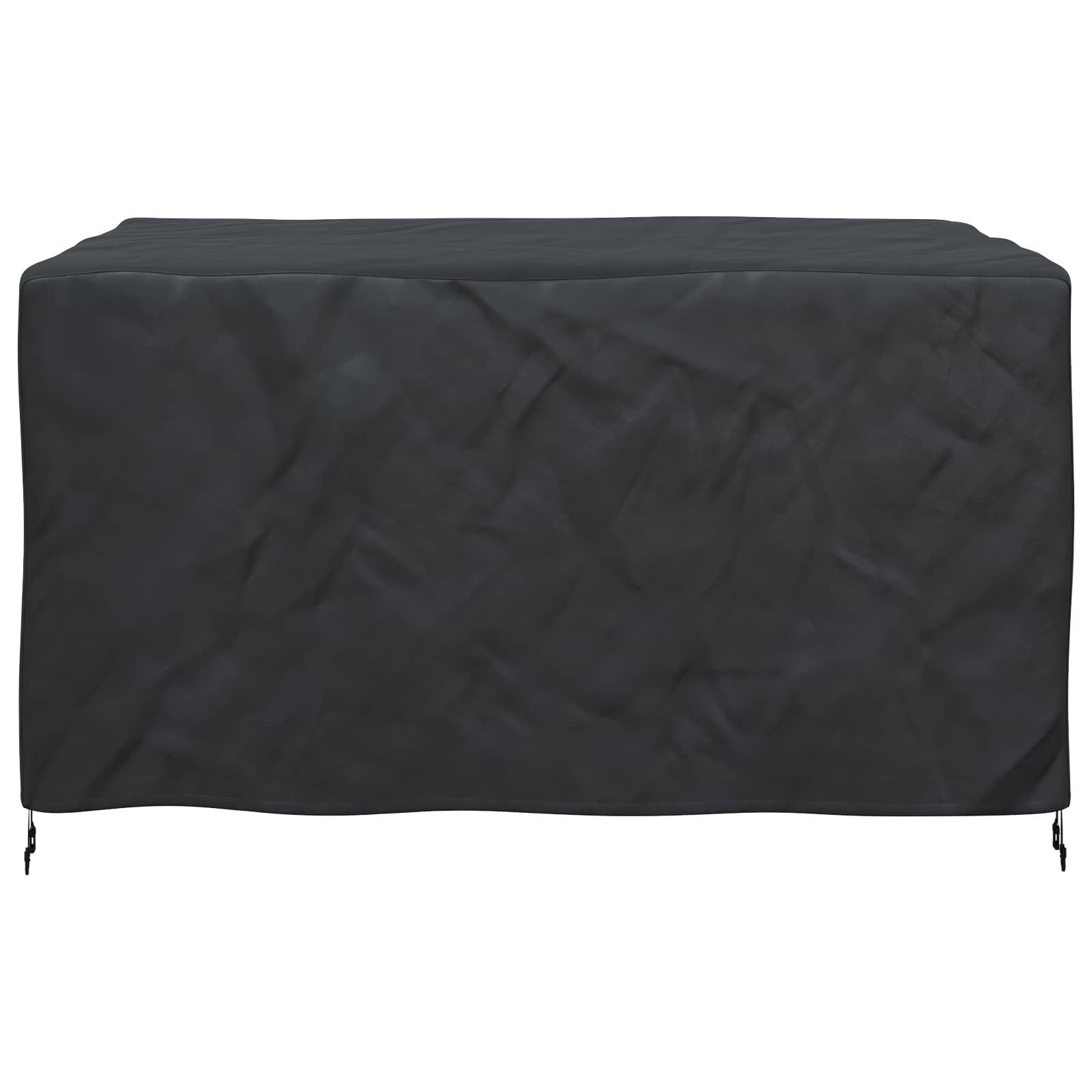 vidaXL Gartenmöbel-Schutzhülle Möbelbezug Uni Schwarz 180 x 120 x 74 cm 210D (1-St) – Bild 5 von 5