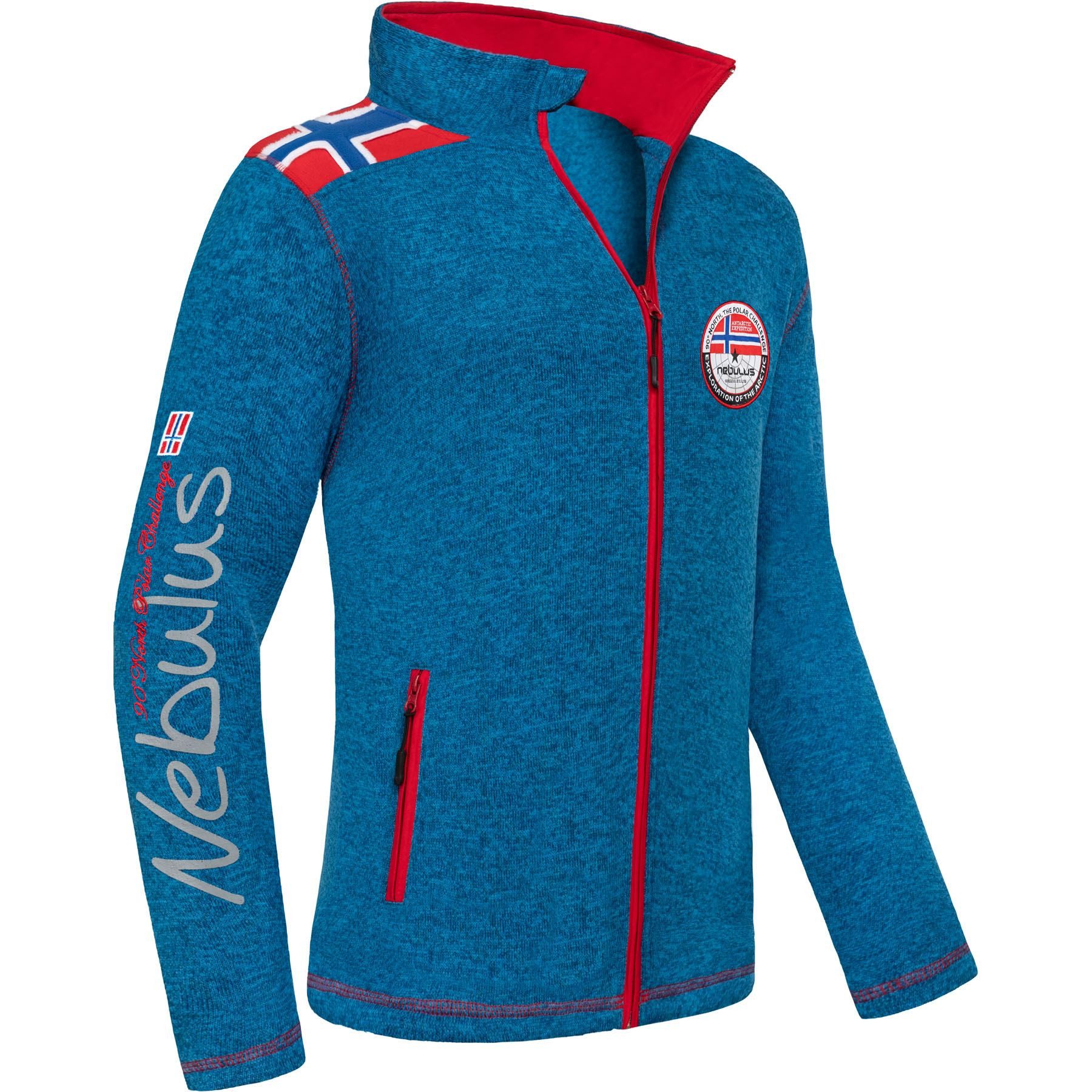 Nebulus Fleecejacke NORKY, P5135 - Herren, malibu meliert, 3XL günstig online kaufen