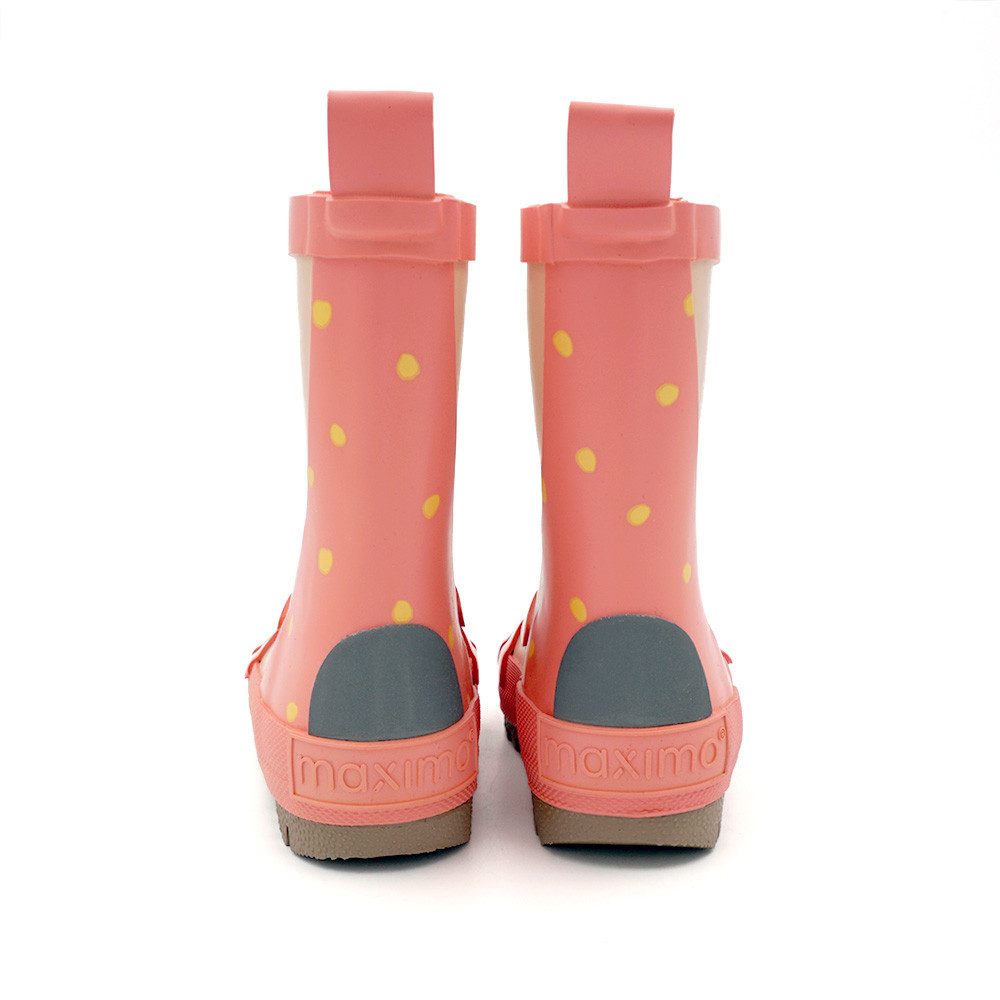 MAXIMO Gummistiefel gefüttert, Profilsohle, reflektierende Details, wasserdicht, mit Patch