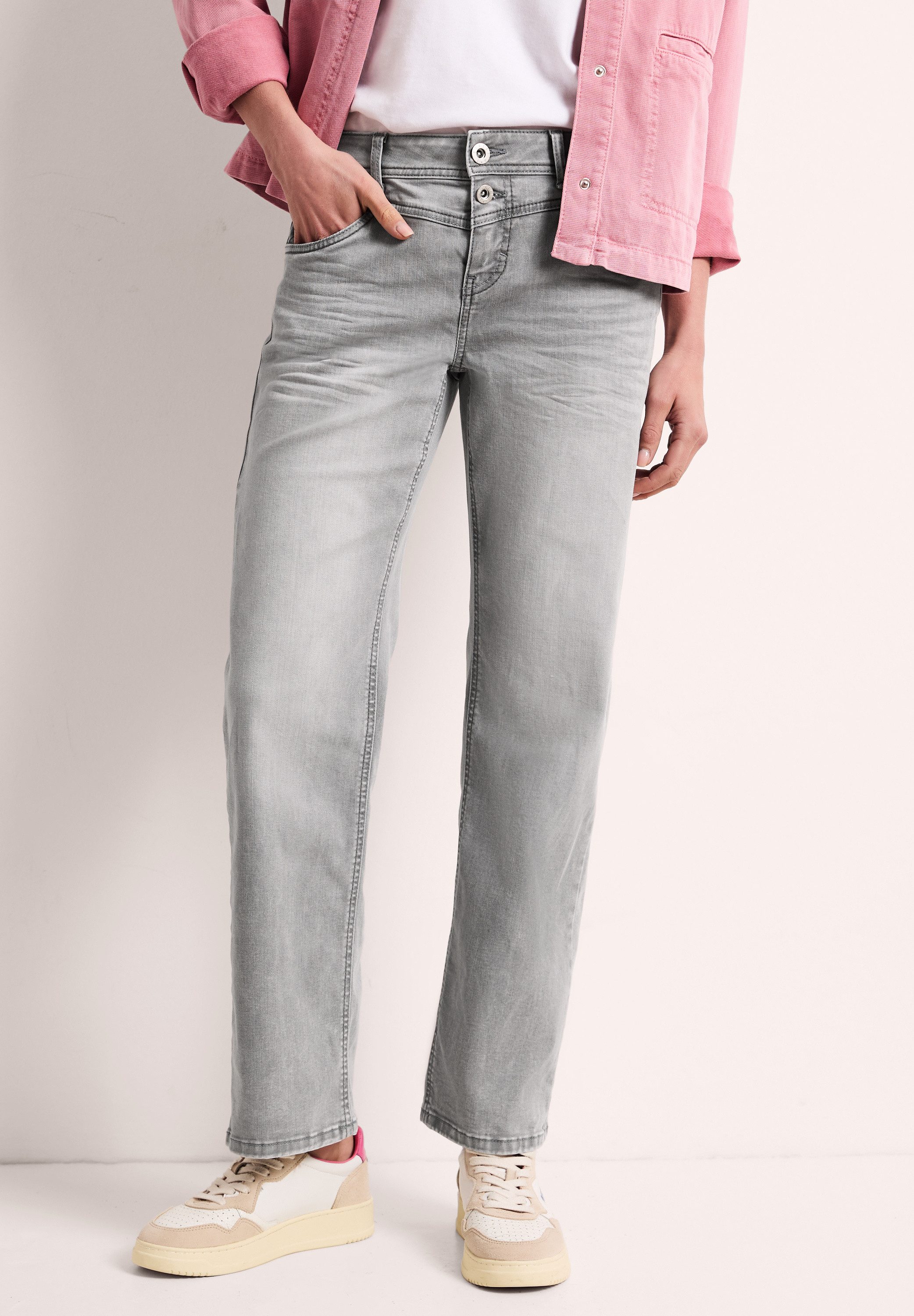 STREET ONE Comfort-fit-Jeans Middle Waist