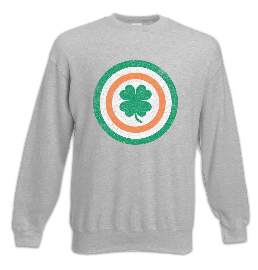 Urban Backwoods Sweatshirt Captain Ireland Sweatshirt ahne Flagge Banner Irland irische (1-tlg) Kleeblatt Cloverleaf Green Pub
