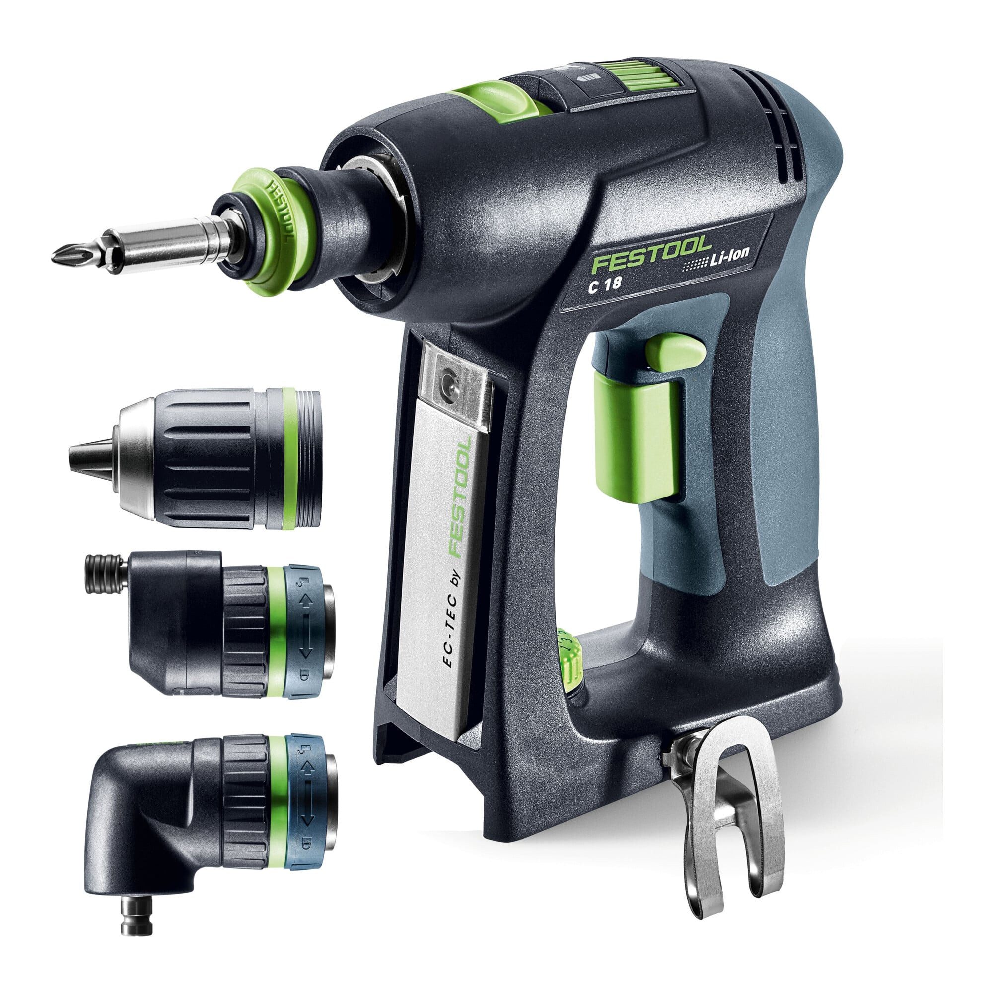 FESTOOL Bohrschrauber Festool Akku-Bohrschrauber C 18 Basic-Set