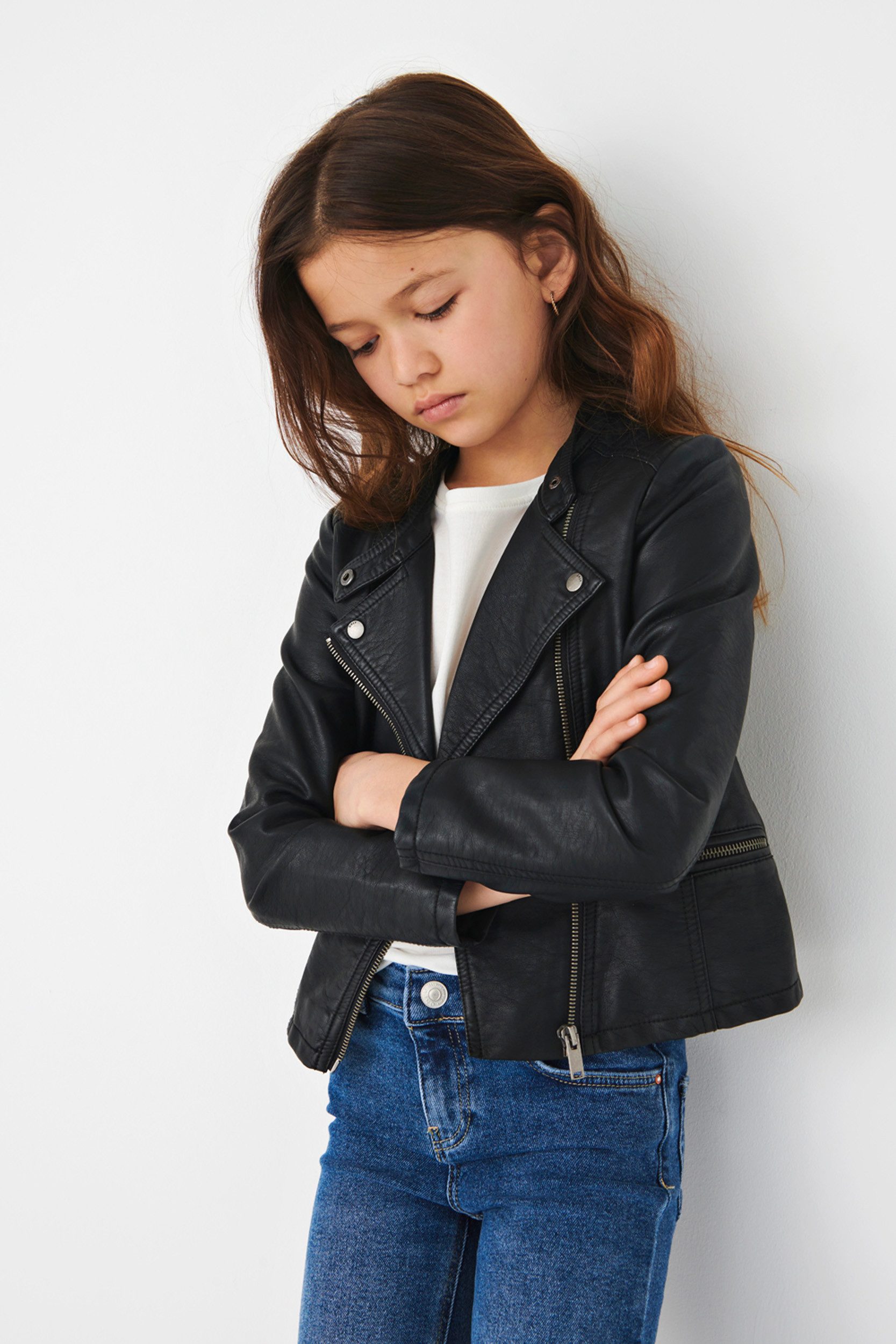 KIDS ONLY Bikerjacke KONFREYA FAUX LEATHER BIKER OTW NOOS