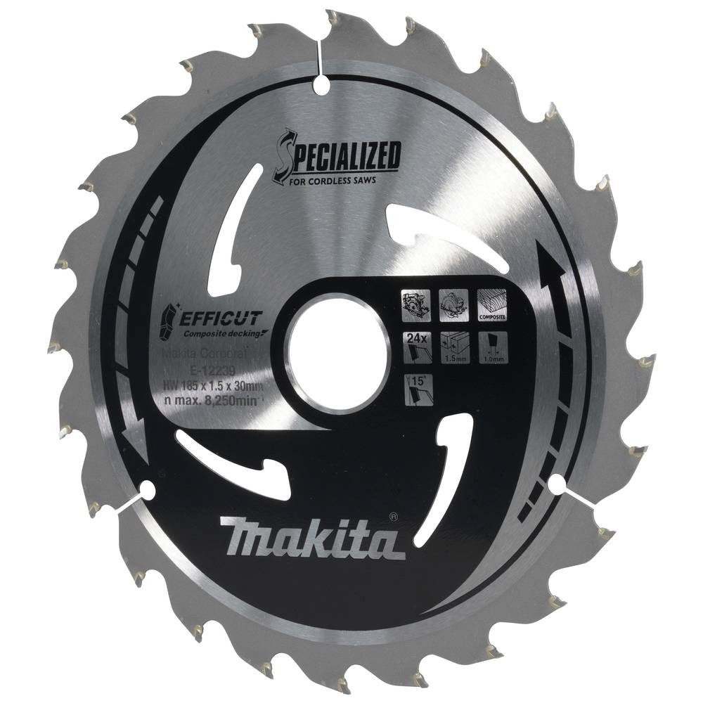 Makita Kreissägeblatt EFFICUT Sägeb.185x30x24Z E-12239