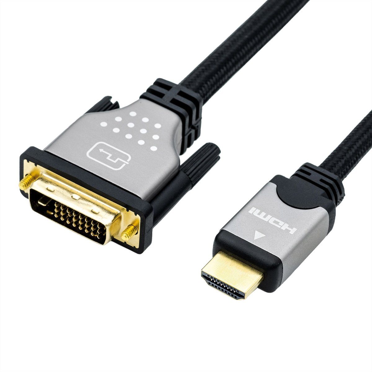 ROLINE »Monitorkabel DVI - HDMI, ST-ST, dual link« Audio- & Video-Kabel, DVI -D 24+1, Dual-Link Männlich (Stecker), HDMI Typ A Männlich (Stecker) (100.0  cm) online kaufen | OTTO