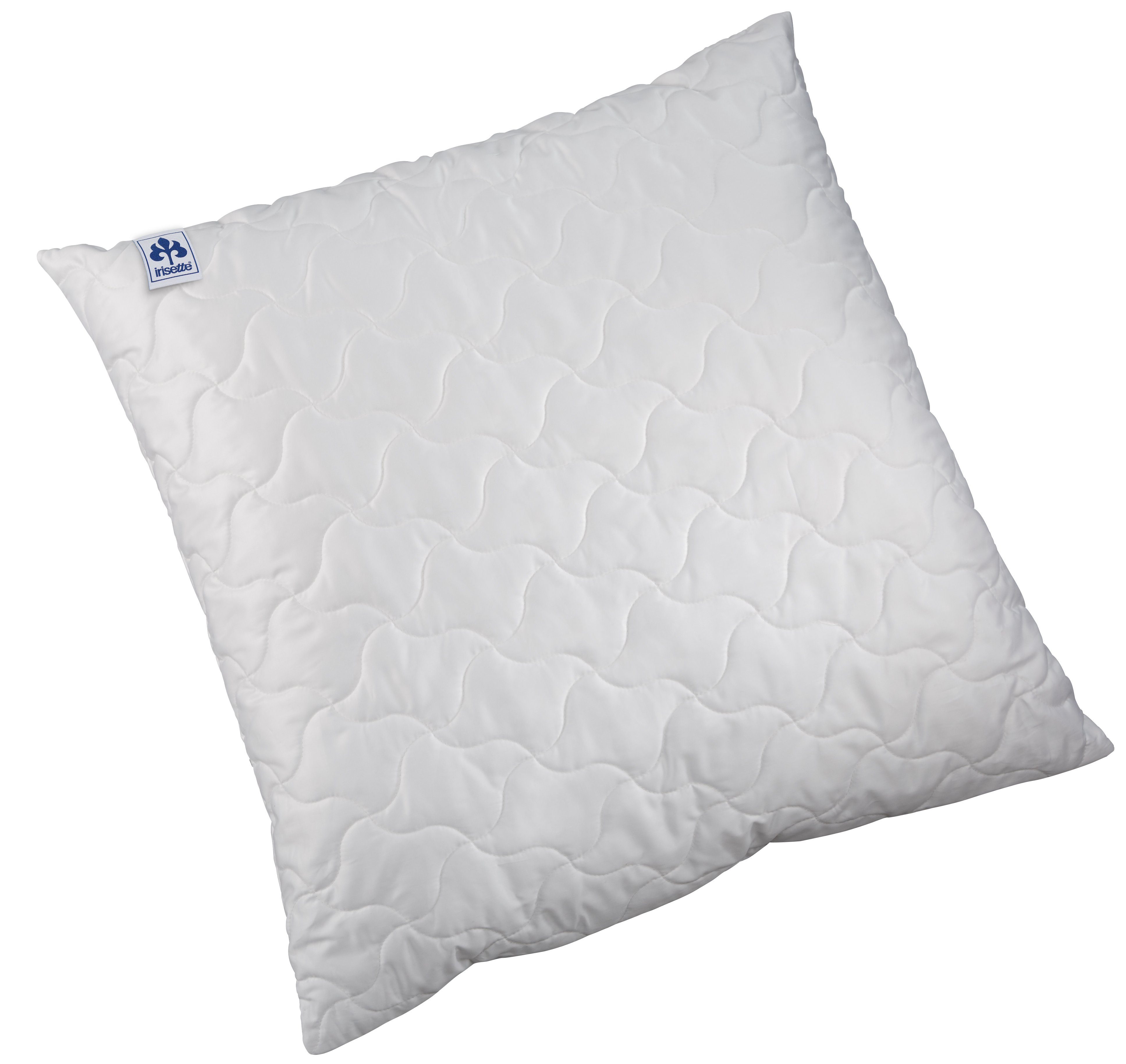 Irisette Подушки Подушки Gerda, Füllung: irisette® Duofill - 50% Polyester-Hohlfaserkugeln und 50% Schaumstäbchen, Bezug: weich und hautfreundlich, Seitenschläfer, Rückenschläfer, Bauchschläfer, kochwaschbar bis 95°C, produziert in Deutschland