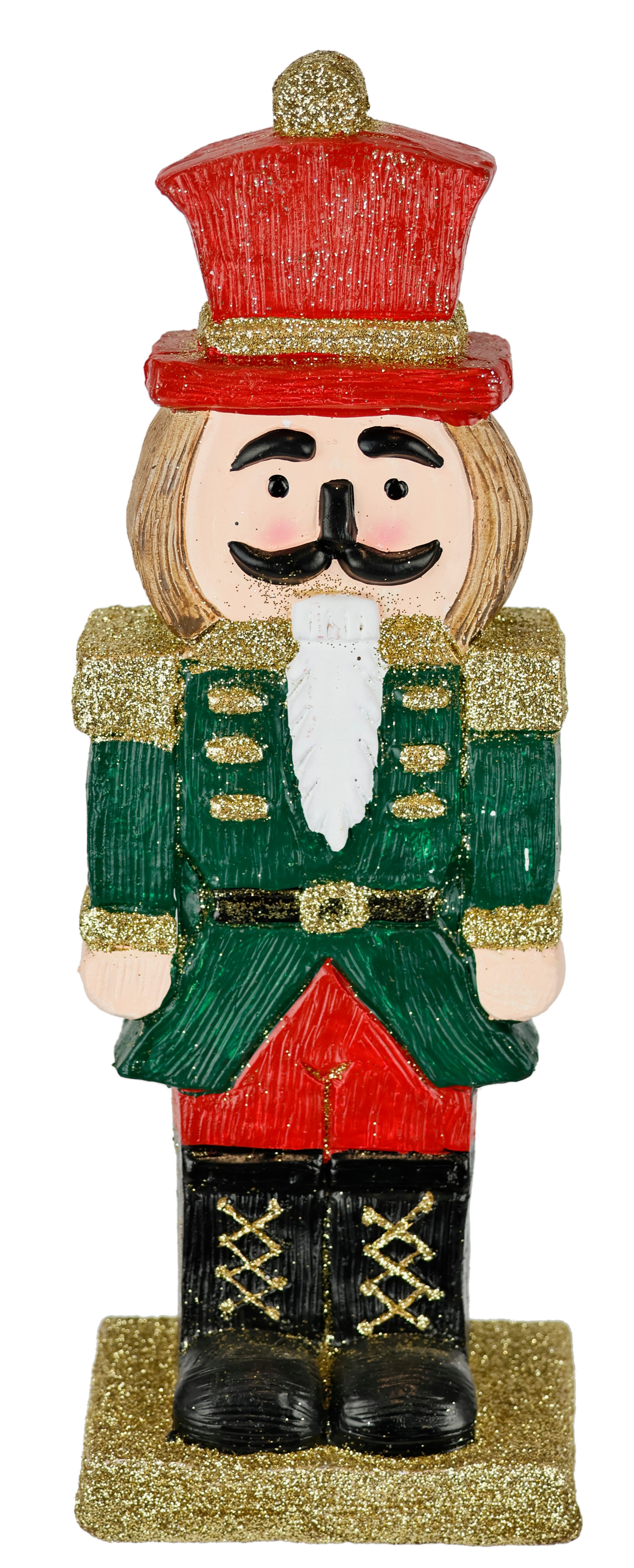 I.GE.A. Dekofigur Nussknacker, Dekofigur Statue Deko Männchen Weihnachtsdeko