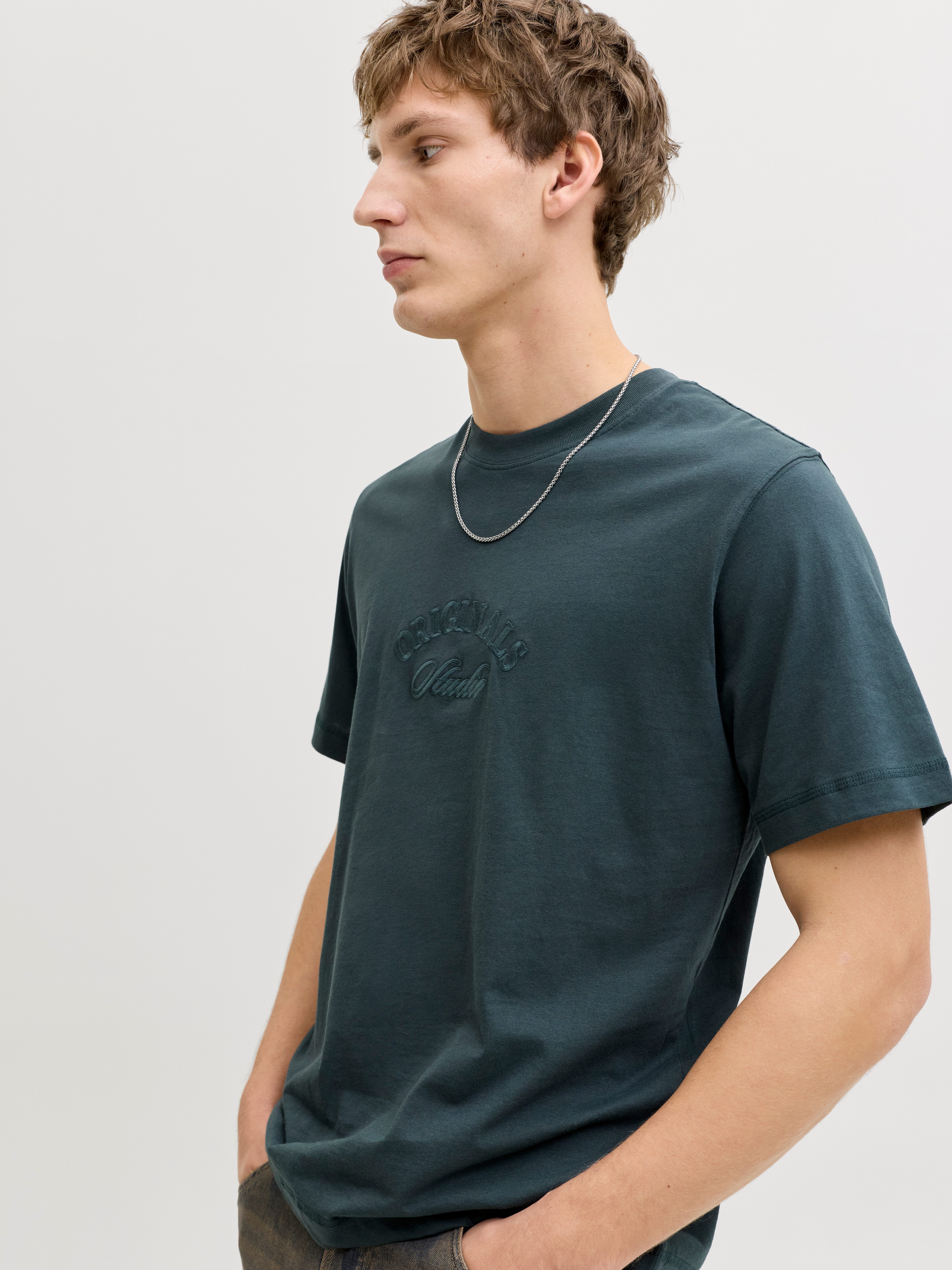 Jack & Jones T-Shirt JORBLEECKER BRANDING TEE SS CN günstig online kaufen
