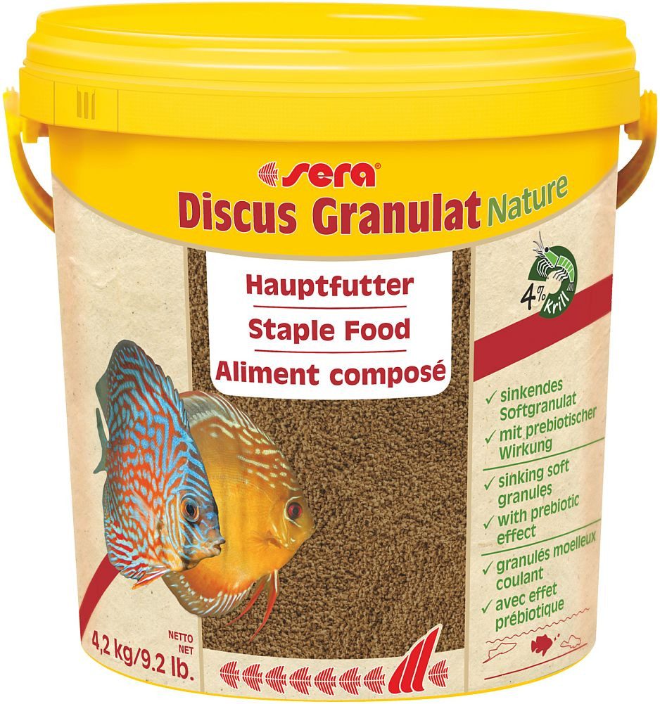 Aquariendeko sera Discus Granulat Nature 10.000 ml