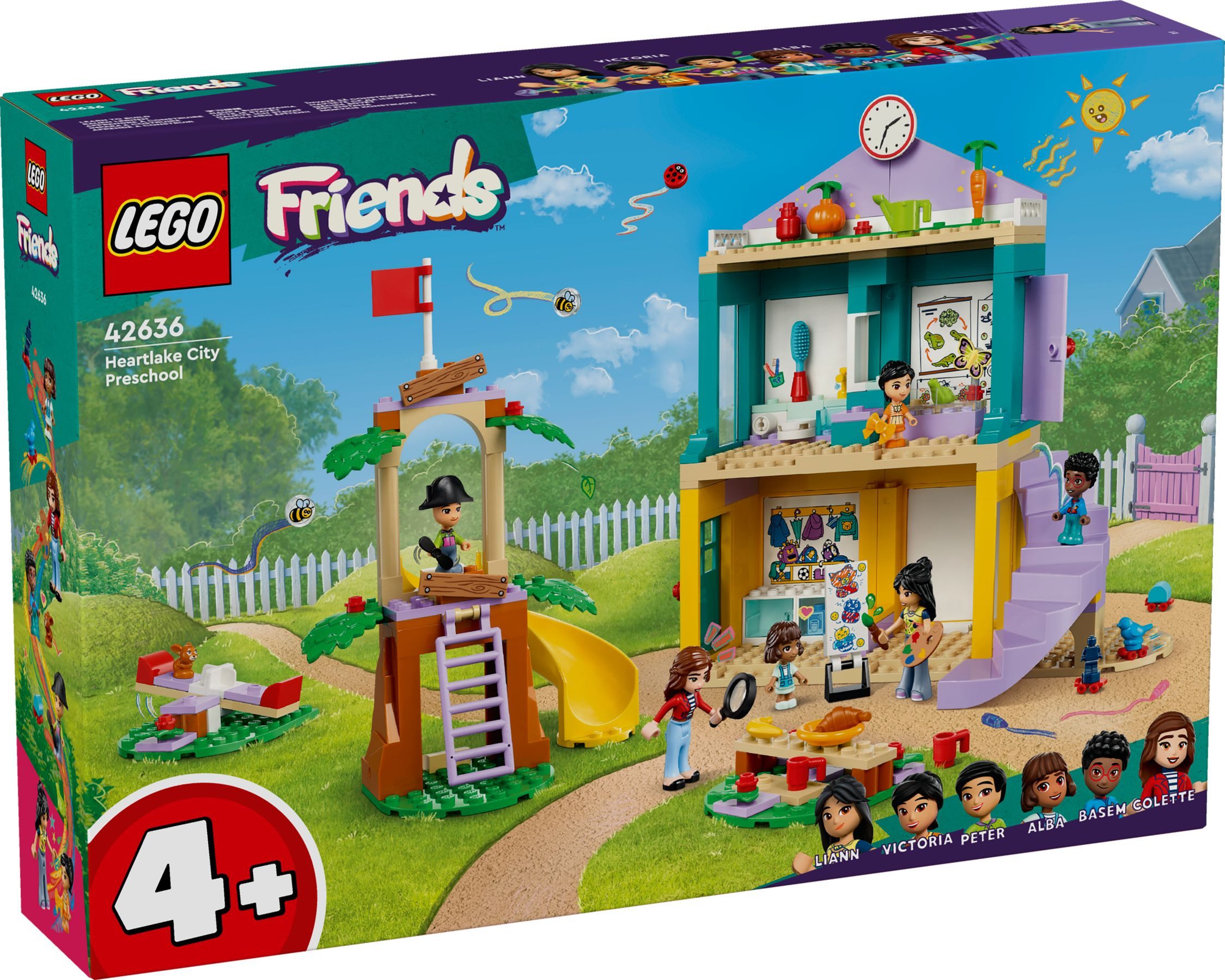 LEGO® LEGO® Friends 42636 Heartlake City Kindergarten Konstruktionsspielsteine, (239 St)