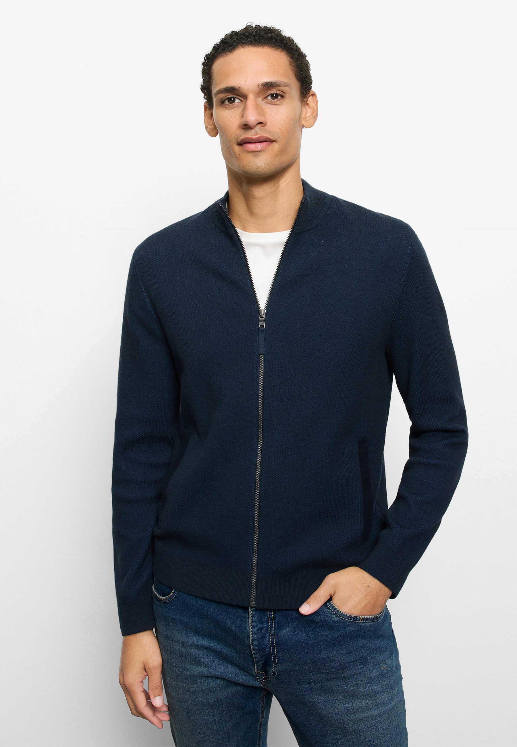 OLYMP Sweatjacke OLYMP Casual Strick