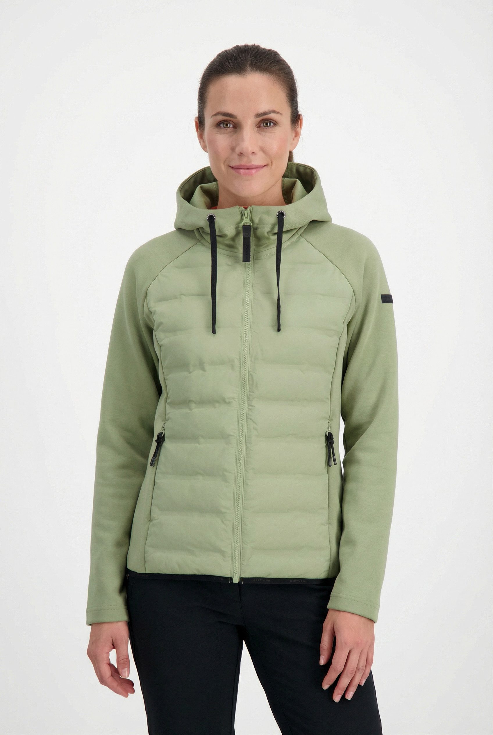 Icepeak Hybridjacke ICEPEAK ASHBURN für Erwachsene, mit wärmenden Materialeigenschaften, mit Kordelzügen