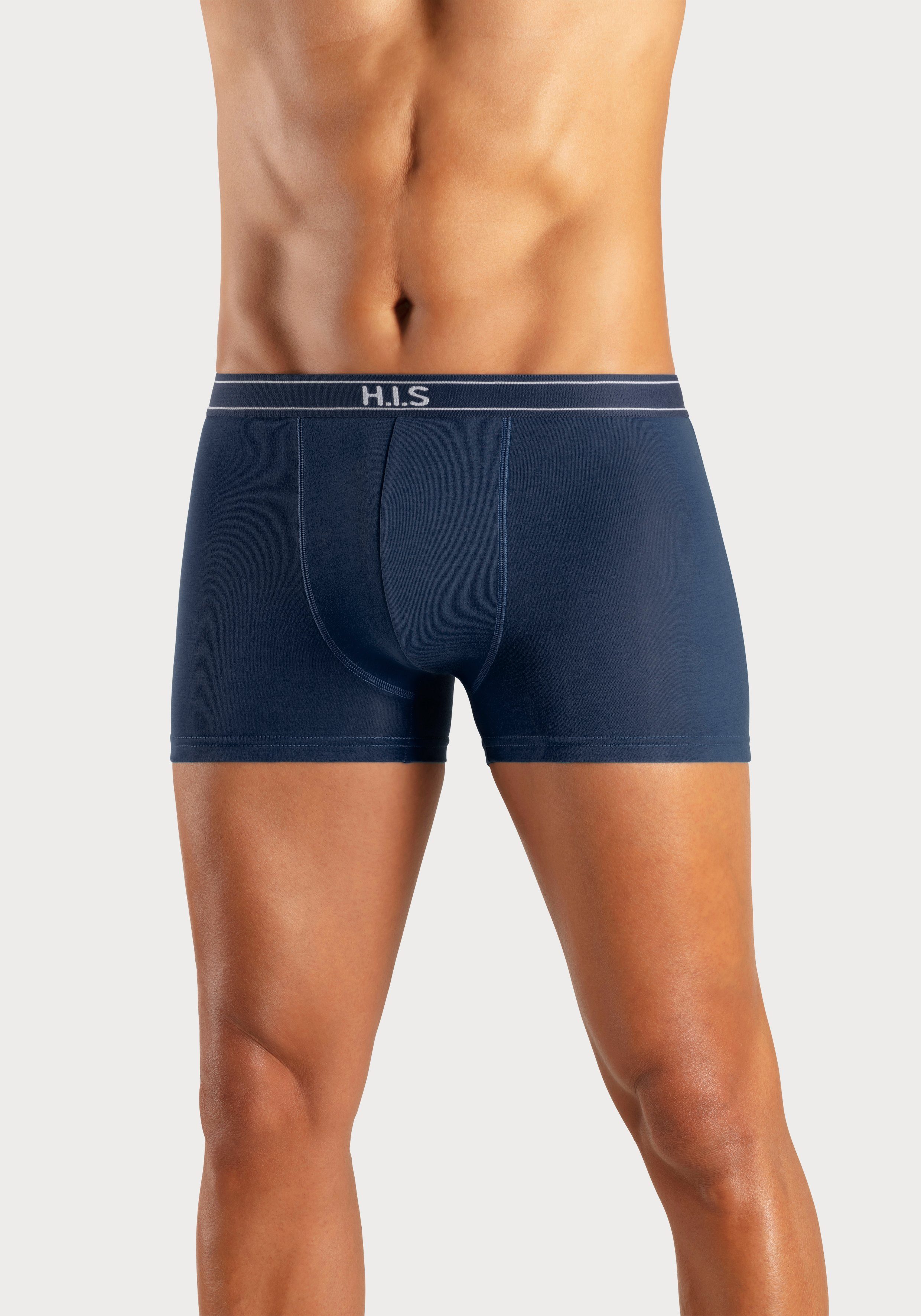 H.I.S Boxer Boxershorts für Herren (Packung, 5-St) mit Steifen und Logo im günstig online kaufen
