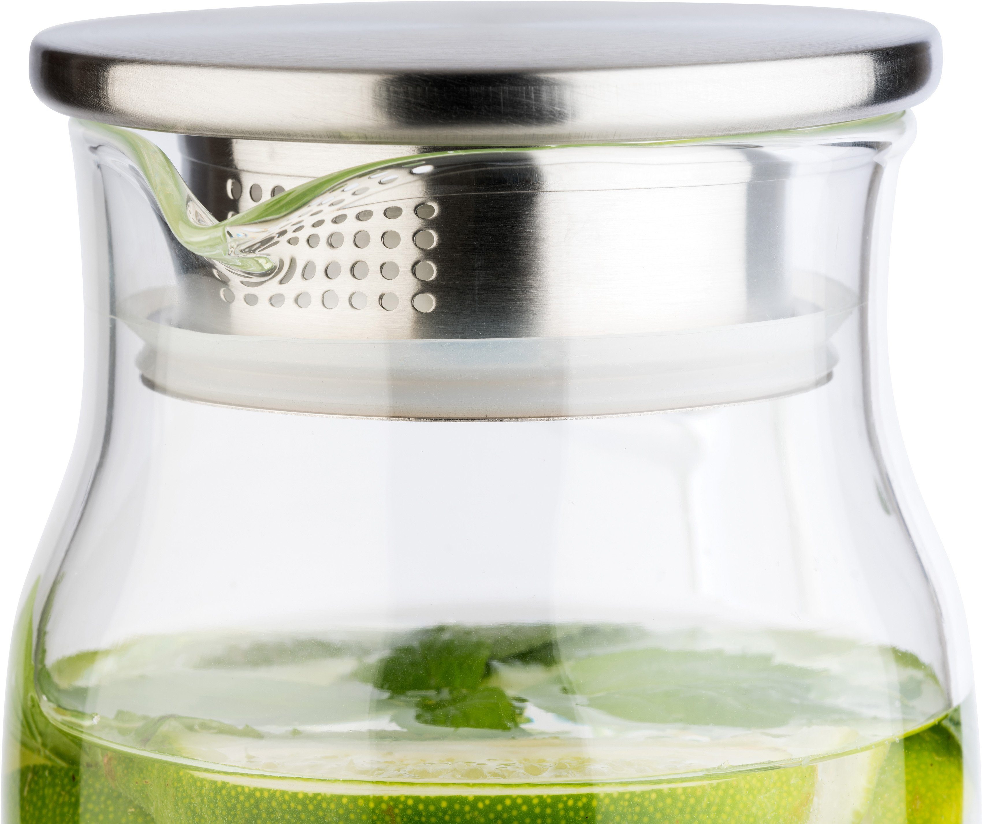 APS Karaffe, Ausgießer mit integriertem Sieb, 1,5 Liter