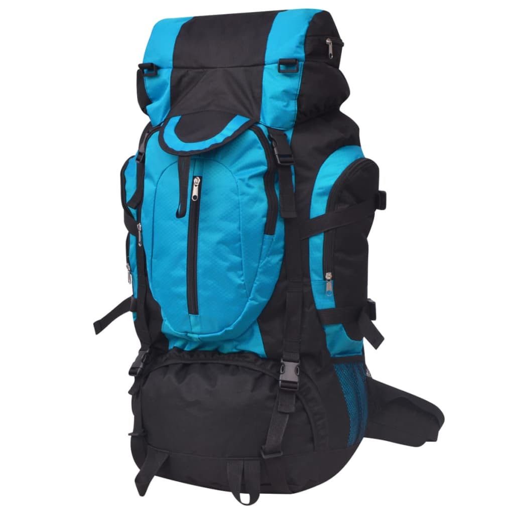 vidaXL Wanderrucksack, Outdoor Rucksack XXL 75 L Schwarz und Blau günstig online kaufen