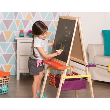 B. TOYS Kreativset B. Holz-Staffelei - Mal Standtafel für Kinder