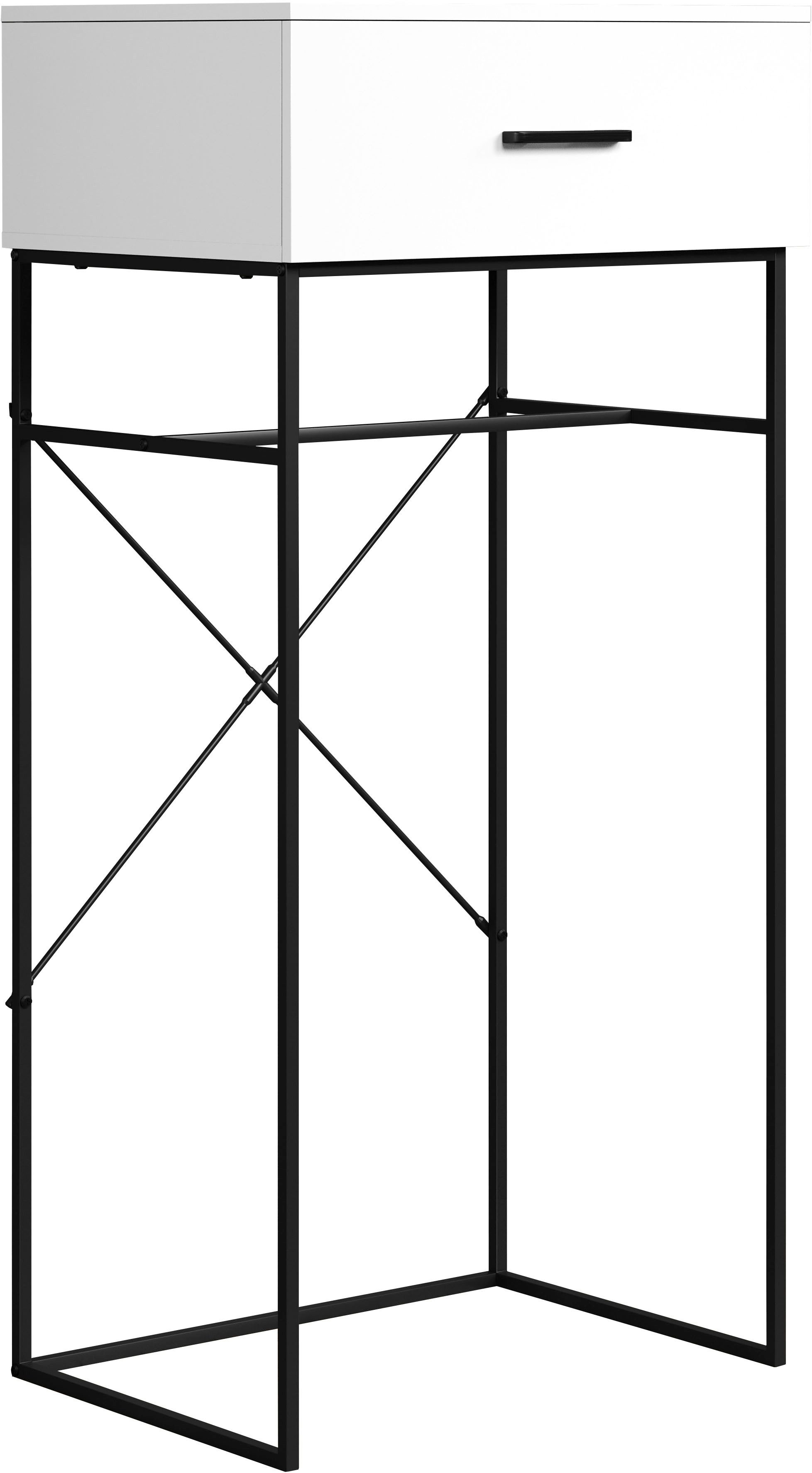 Home affaire Beistelltisch Sterling (1-St), Konsolentisch mit 1 Schublade - (B/T/H) 60/48/132 cm