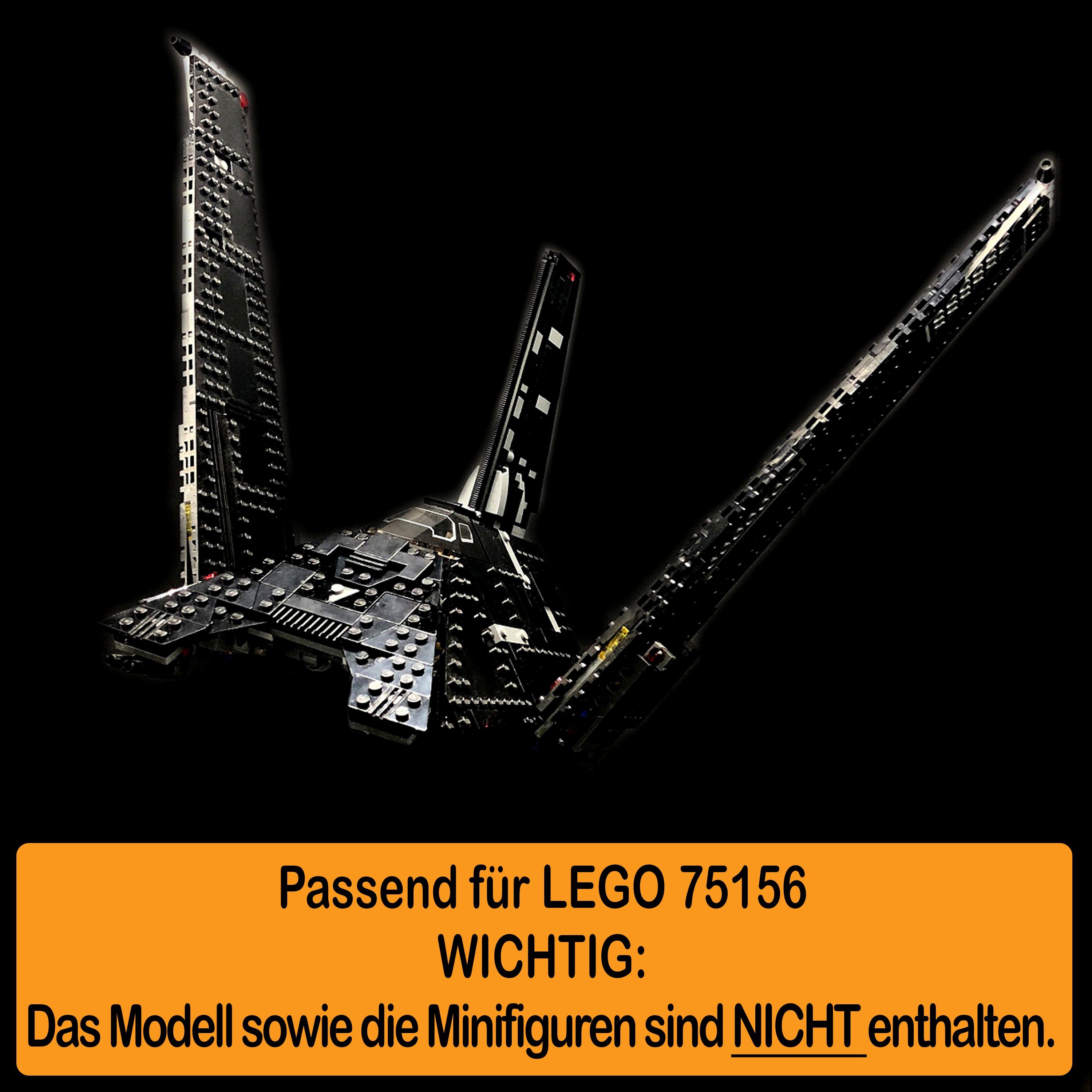 Shuttle in zum Standfuß 100% einstellbar, 75156 für selbst Stand AREA17 Imperial Krennic´s Positionen Winkel (verschiedene LEGO Germany zusammenbauen), Display Made und Acryl
