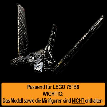 AREA17 Standfuß Acryl Display Stand für LEGO 75156 Krennic´s Imperial Shuttle (verschiedene Winkel und Positionen einstellbar, zum selbst zusammenbauen), 100% Made in Germany