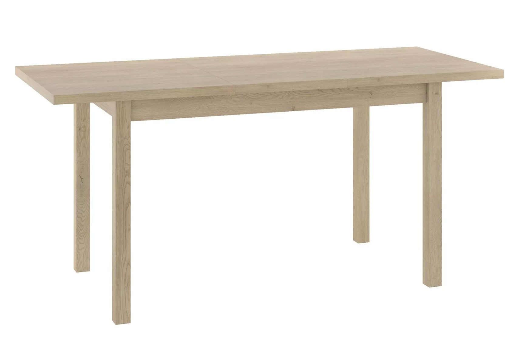 Feldmann-Wohnen Esstisch Adam (Tischplatte ausziehbar bis 140cm, 1-St., moderner Esstisch, Tischplattestäke 3,2cm), 100-140x60x75cm Eiche Sonoma