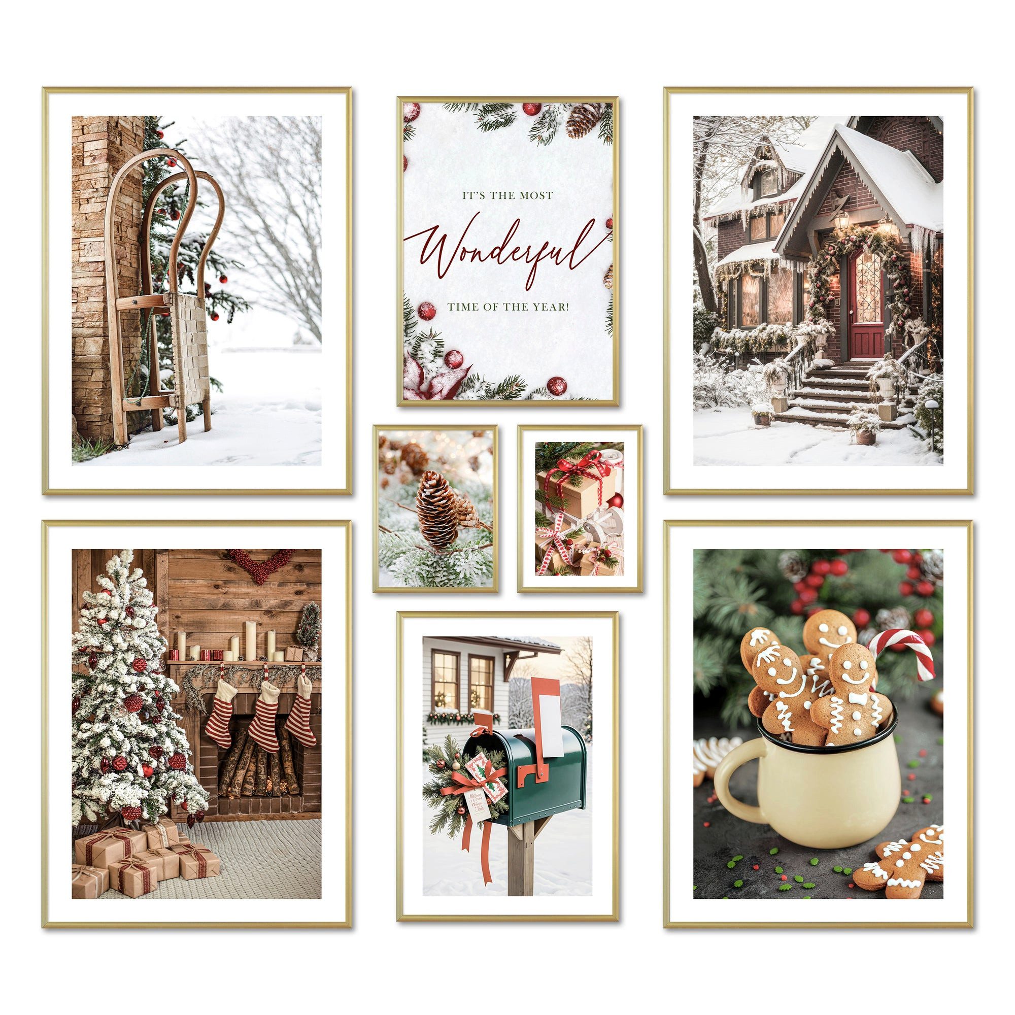 ARTFAVES Bilder-Collage Poster Set - CHRISTMAS günstig online kaufen