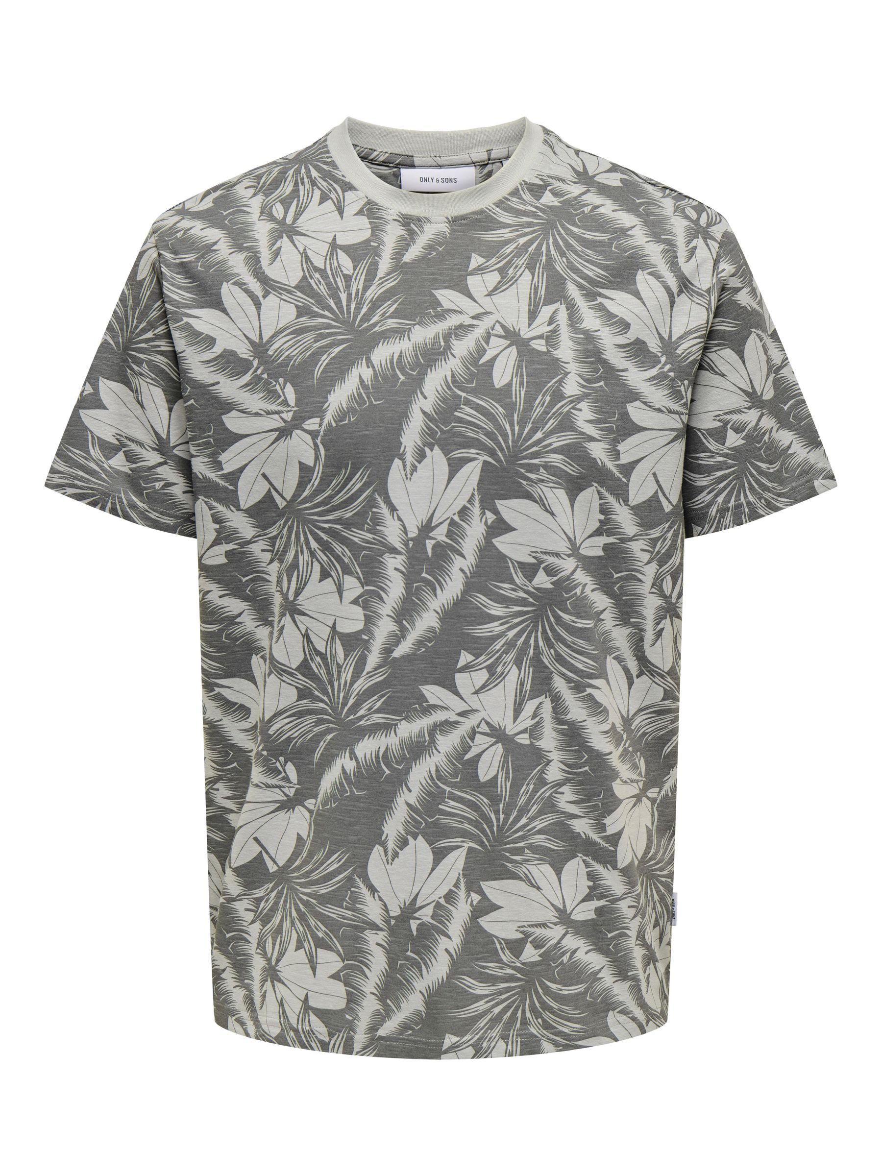 ONLY & SONS T-Shirt Tropisch Print günstig online kaufen