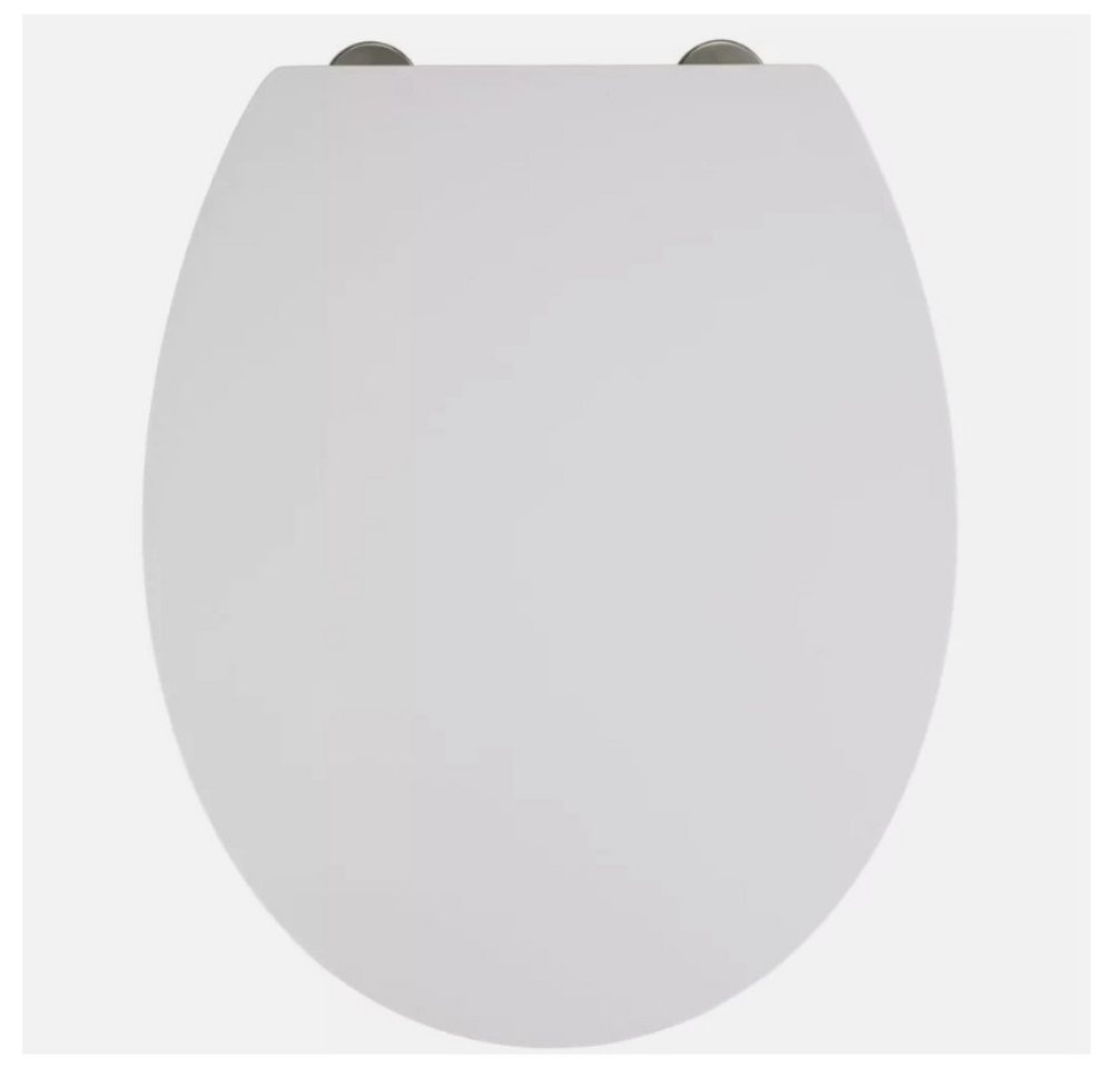 Thumbnail - WENKO WC-Sitz Toilettensitz Toilettendeckel Klobrille (Spar-Set, 1-St., 1-Knopf Fix-Clip), zur Reinigung abnehmbar