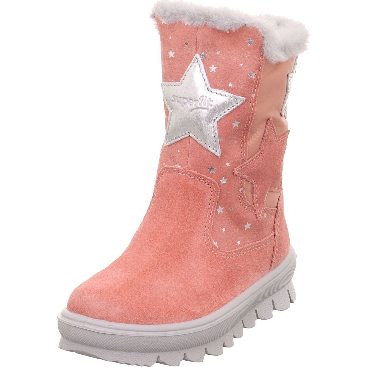 Superfit Flavia Winterstiefel Stylische, wasserdichte Mädchenstiefel mit Glitzersternprint und – Bild 3 von 5