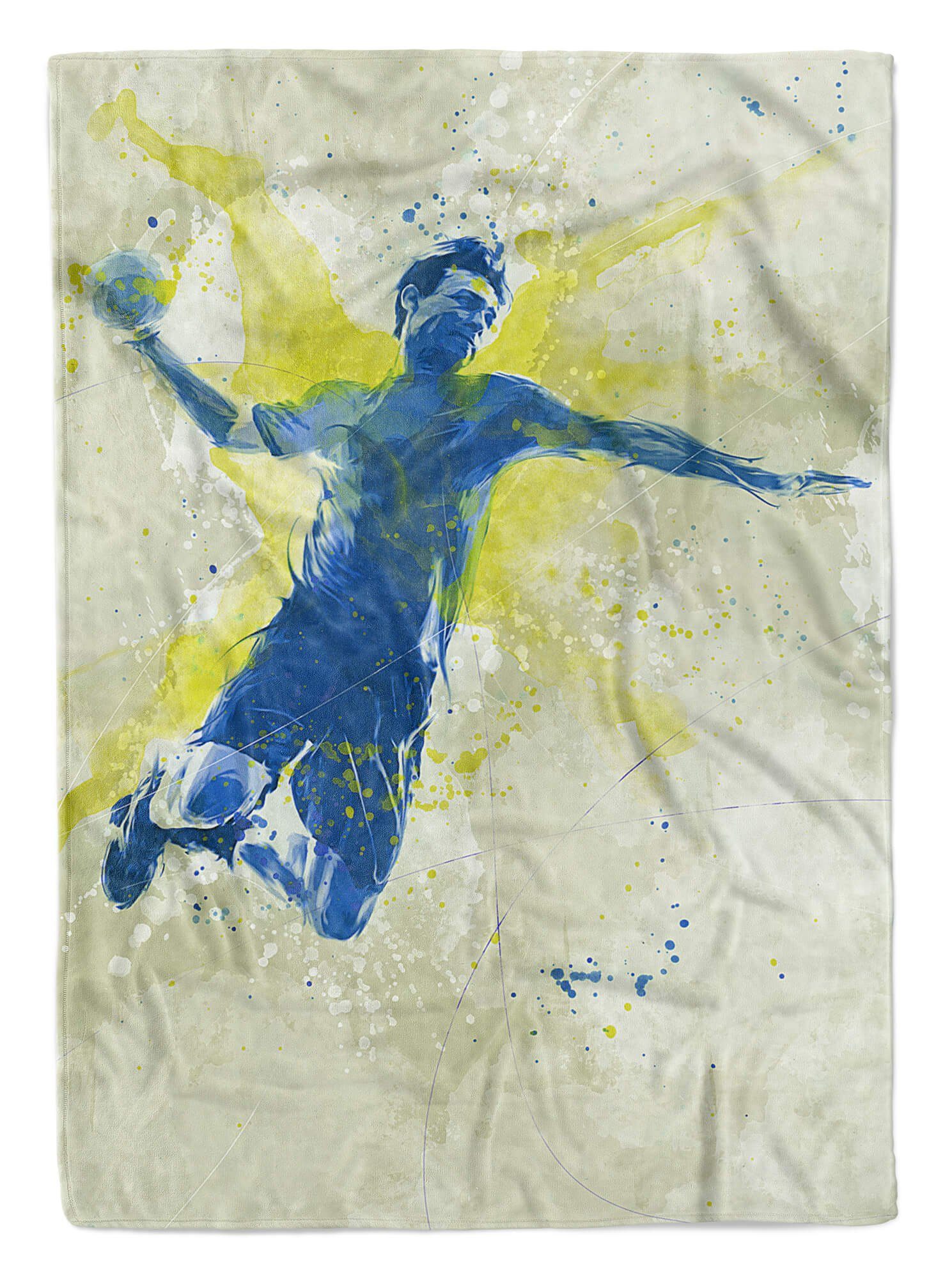 Sinus Art Handtücher SplashArt Sport Handtuch Strandhandtuch Saunatuch Kusc günstig online kaufen