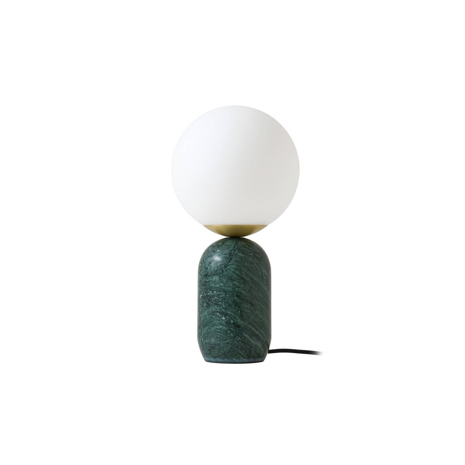 Lindby Tischleuchte Lennes, Stein Grün IP20, 1 x 15 W LED