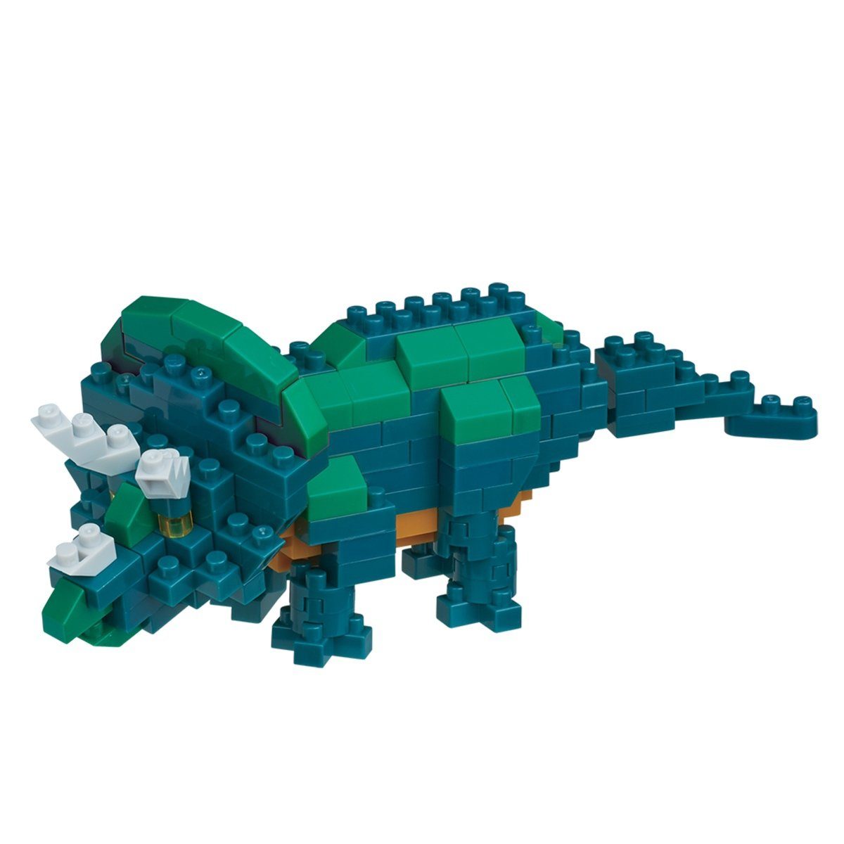 nanoblock Steckspielzeug NBC-321 Microsize Triceratops 2 - 160 Teile 3D Puzzle