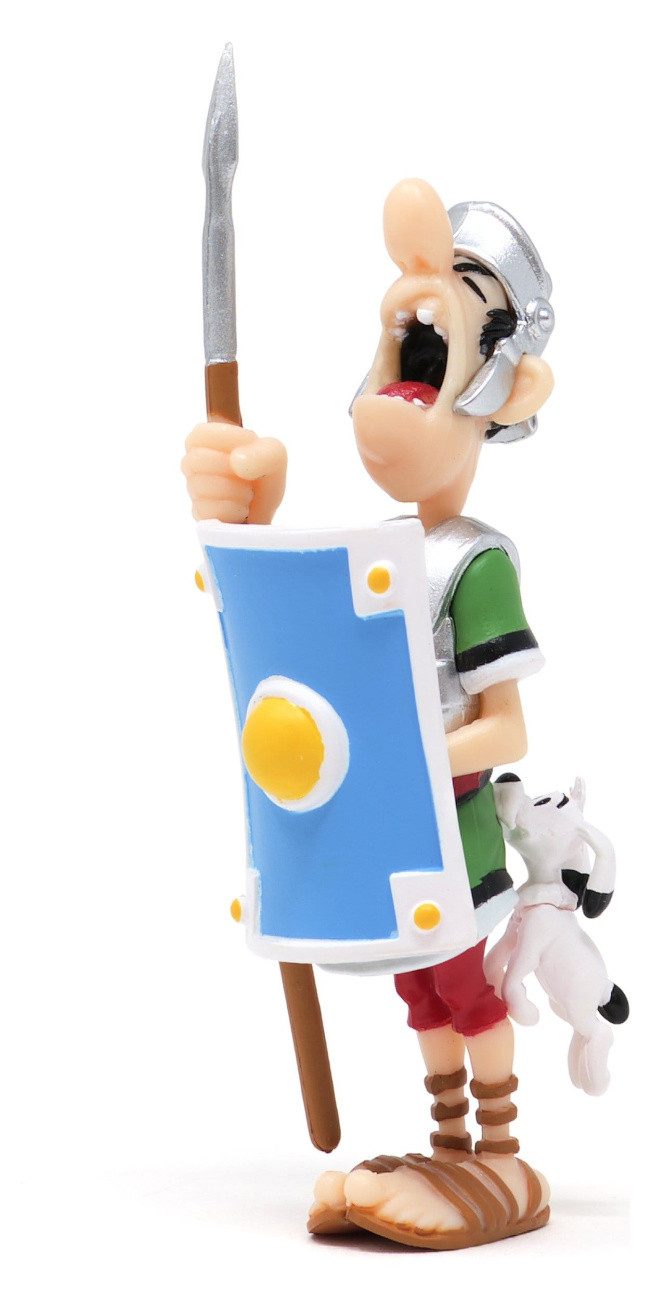 Plastoy Merchandise-Figur Asterix PVC Figur Römischer Legionär von Idefix gebissen 7,5 cm