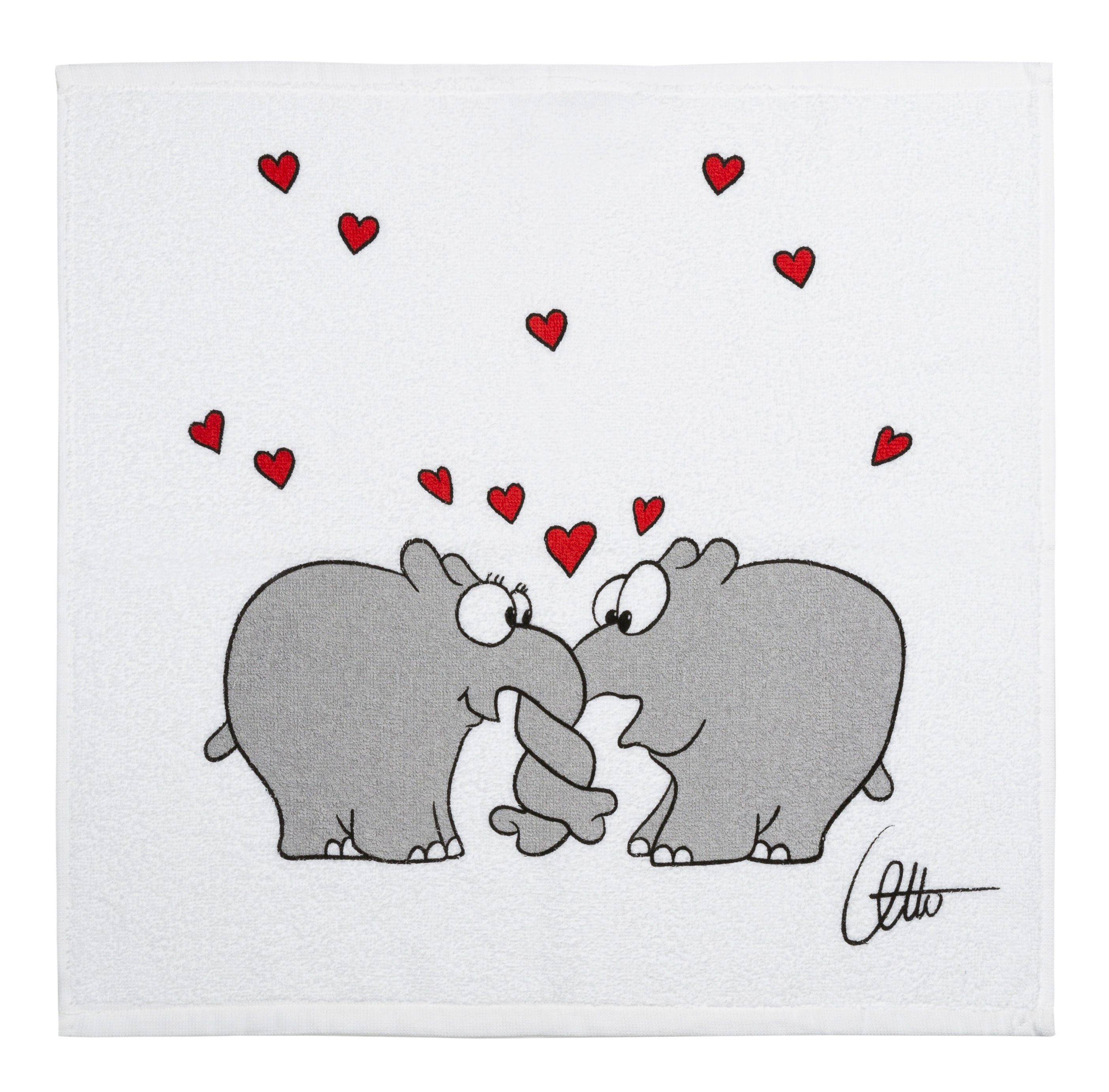 Ottifant Productions GmbH Geschirrtuch Baumwoll Frottier Ottifant Küchenhandtuch by Otto Waalkes Be Different – Bild 3 von 3