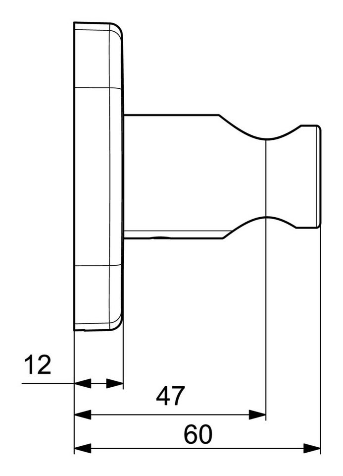 Thumbnail - HANSA Brausehalter Hansaliving, Wandbrausehalter abgerundet