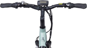 LLobe E-Bike Utah Lady 2.1, 21 Gang Shimano Shimano Tourney 21-Gang Kettenschaltung Schaltwerk, Kettenschaltung, Heckmotor, 461 Wh Akku, mit Bremslicht