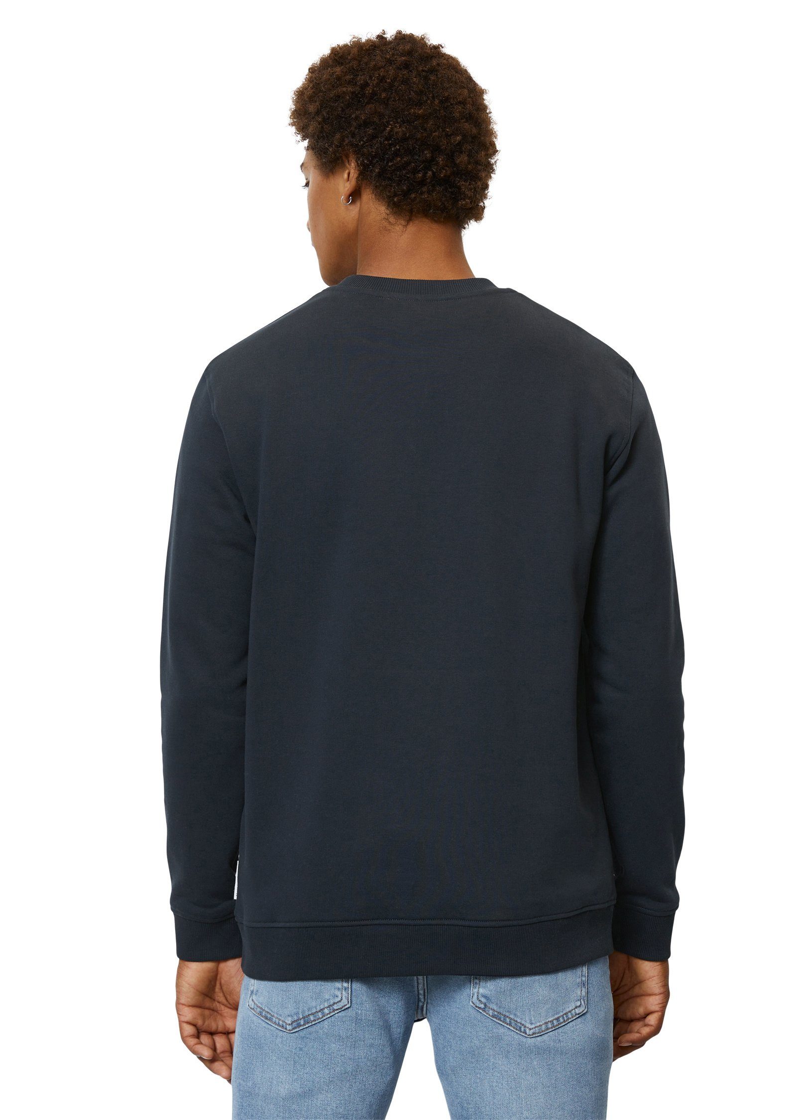 DENIM O'Polo blau Brust-Logo mit Sweatshirt Marc