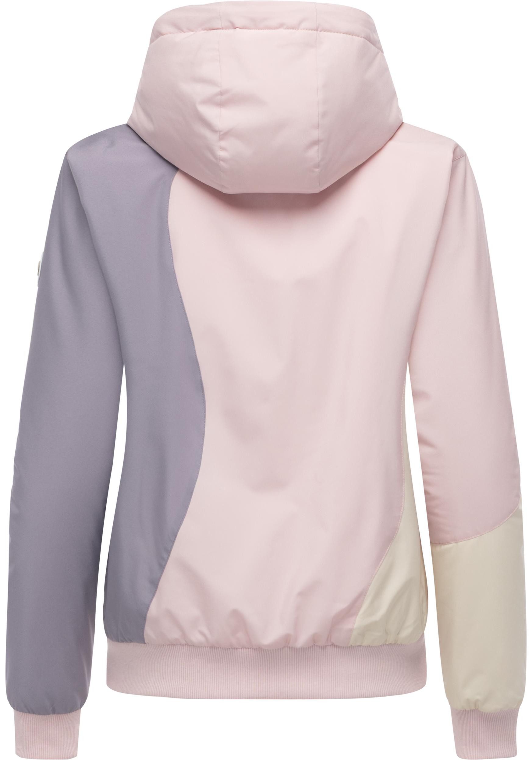Ragwear Bomberjacke Oggie Block Warm YOUMODO Wasserdichte Winterjacke mit Kapuze