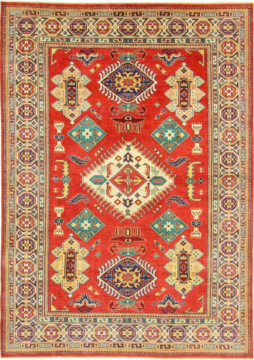 Orientteppich Kazak 210x297 Handgeknüpfter Orientteppich, Nain Trading, rechteckig, Höhe: 5 mm