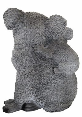 Castagna Tierfigur Dekofigur Koala Koalafigur Koalabär mit Baby auf dem Rücken Kollektion Castagna aus Resin H 23 cm